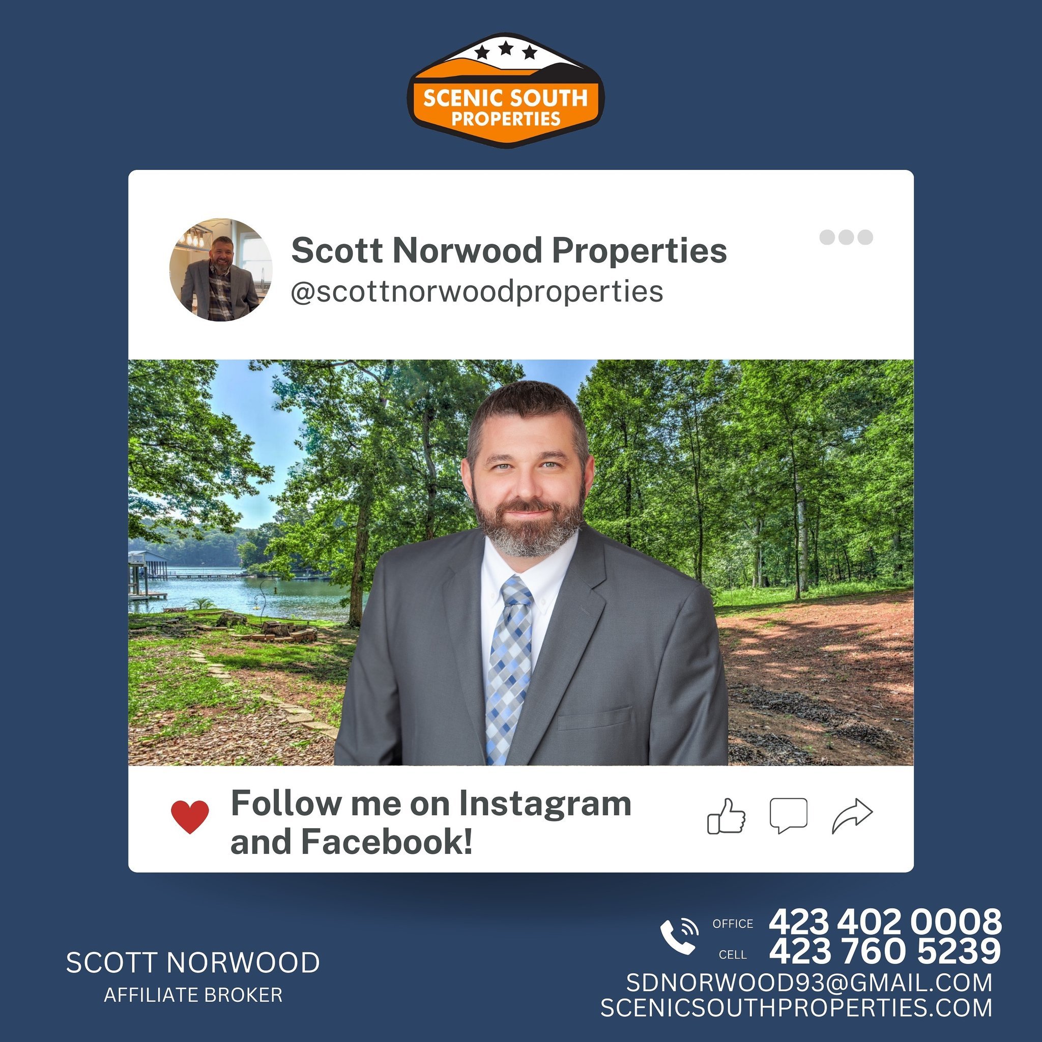 Happy Tuesday friends 👋🏼 make sure you&rsquo;re following my Instagram and Facebook page for all up to date listings! 

Send some love my way by pressing follow on both of my accounts @scottnorwoodproperties 🏡 

Stay tuned for new home and land li
