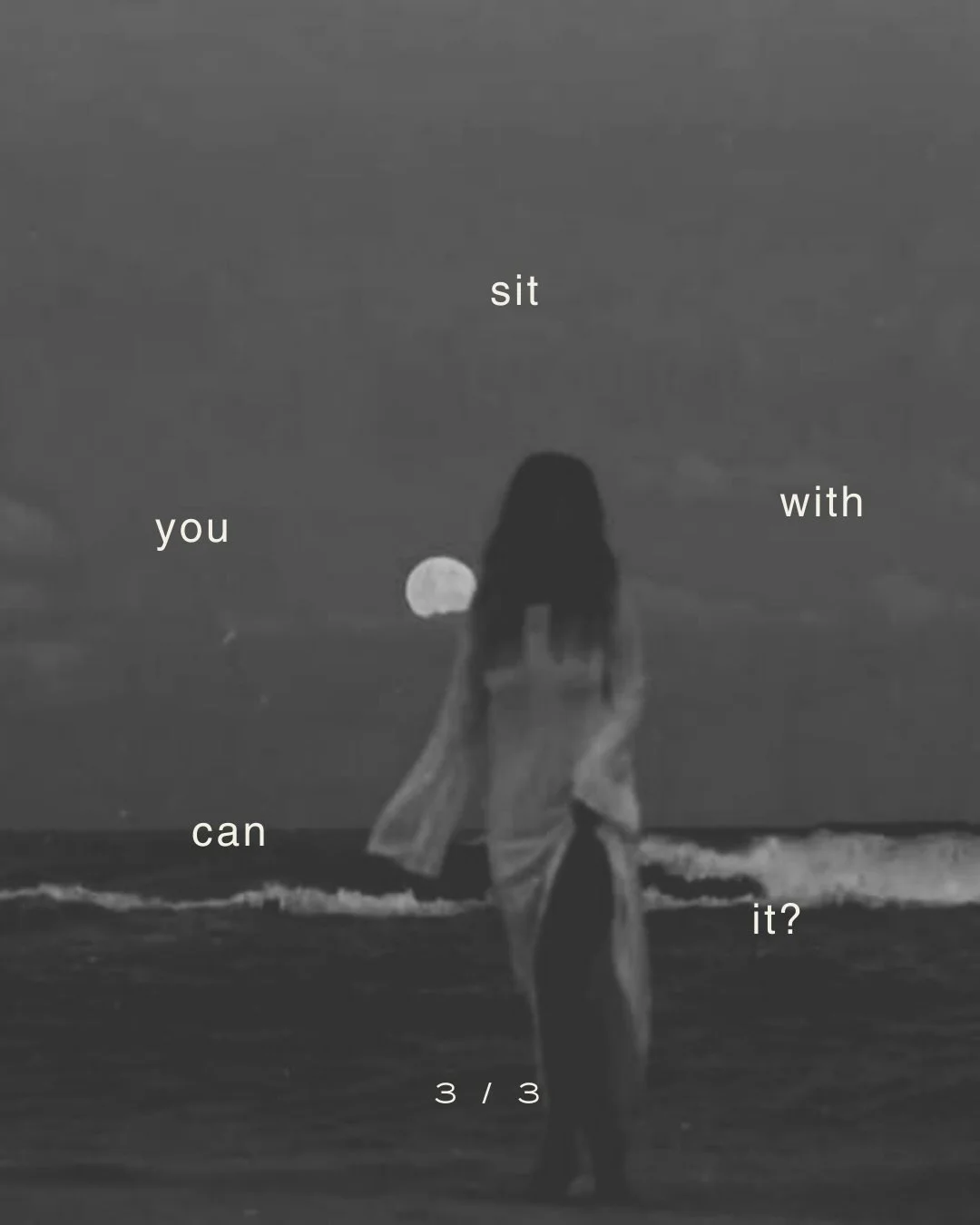 // 33 portal

CAN YOU SIT WITH IT?

Without running from yourself?

That&rsquo;s the hardest part.
You&rsquo;ve asked to live a destined life.

To move deeper into you.
You must sit with it.

// full 33 transmission available in my open space // 

p.