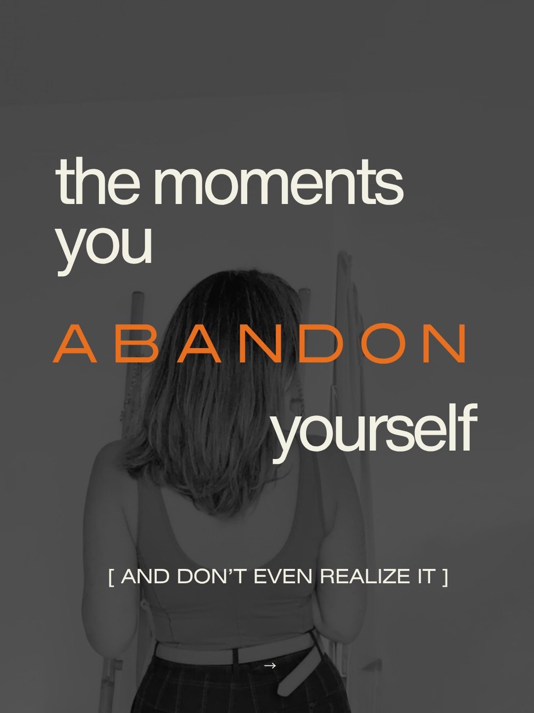 Most people don&rsquo;t leave in big moments.
They leave in the subtle ones.

The ones they don&rsquo;t even notice.

Inside CREATE SPACE we practice staying so you can lead and build without abandoning yourself O

// doors are open

// we begin with