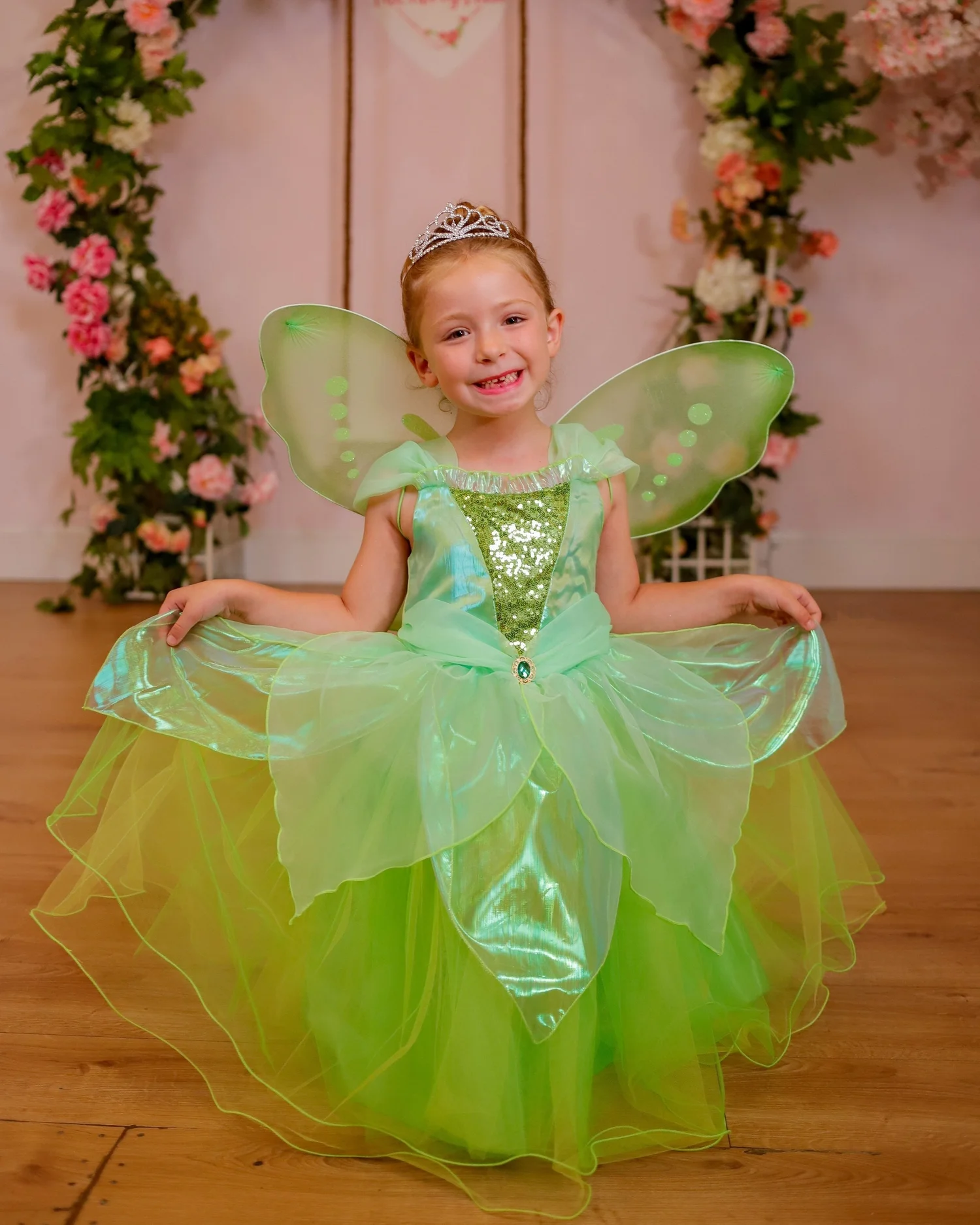green emerald velvet dress Amazon.com: Disney Tinker Bell Costume Dress for Women main image 1