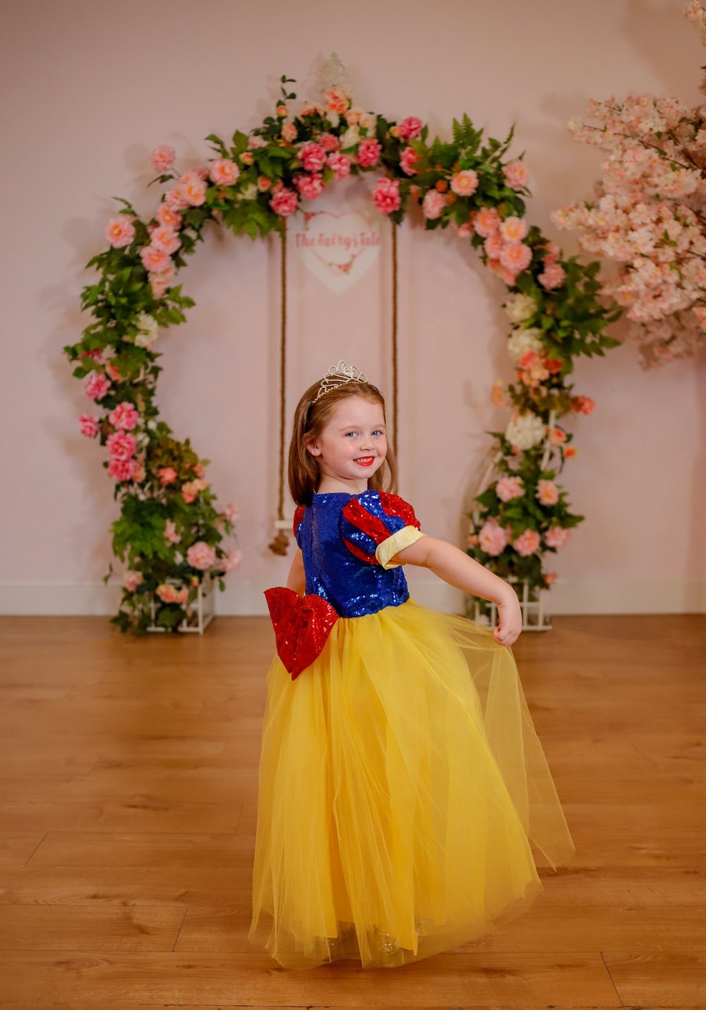 Snow White Sparkle Princess Dress — The Little Princess Shop and Salon