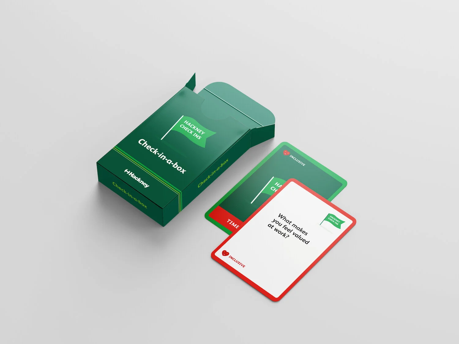 Staff check in prompt cards