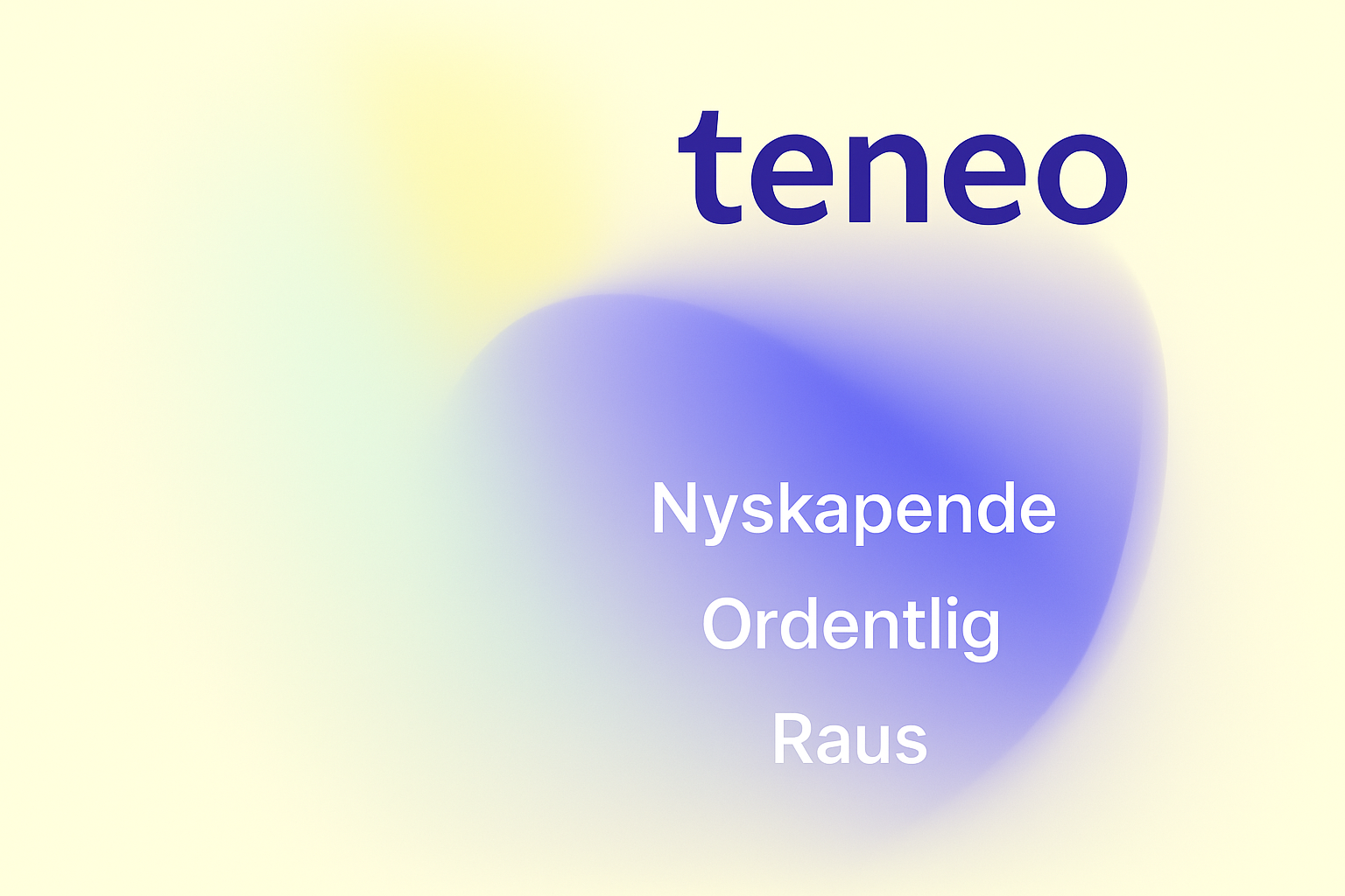 Teneo + Vesterålskraft Bredbånd = Sant 
