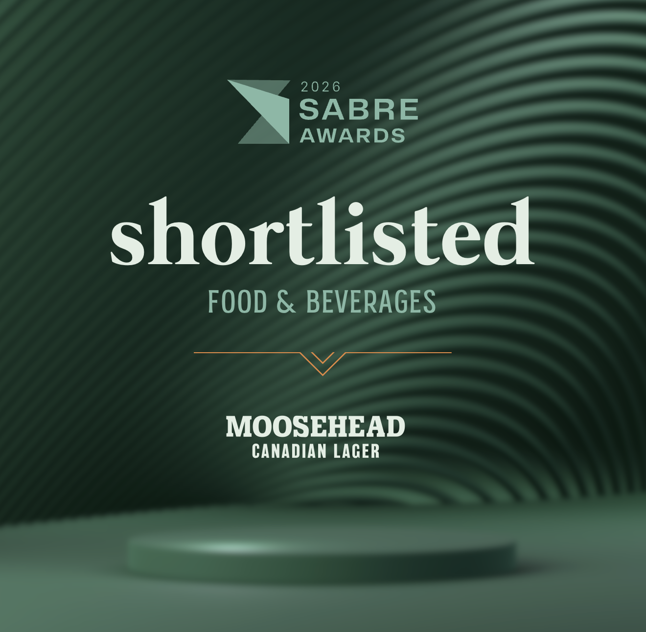 moosehead shortlisted for north america SABRE award