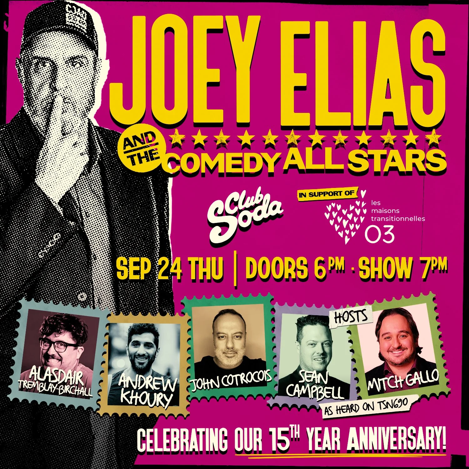 joey elias and the comedy all-stars 2026 