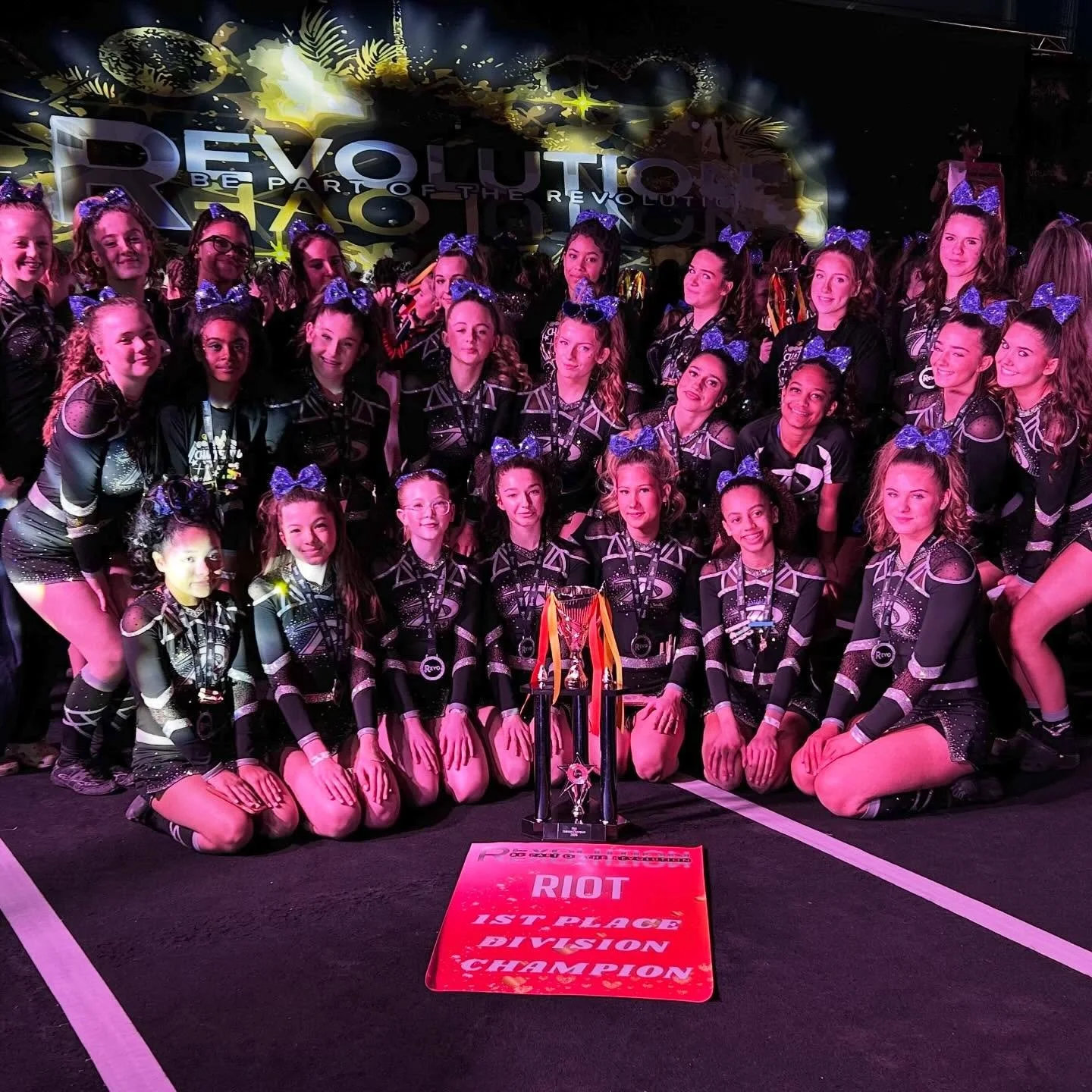 First place for our sapphires girls💙
@revolutioncheer_ 

#cheerleading #cheercompetition #winner #cheerleadingteam #bracknellcheer