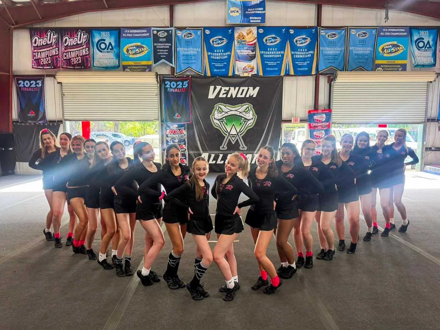 Thank you so much @venomallstars for having us yesterday 🐍🇺🇸

#allstarworlds #cheerleading #cheerleaders #level3 #florida