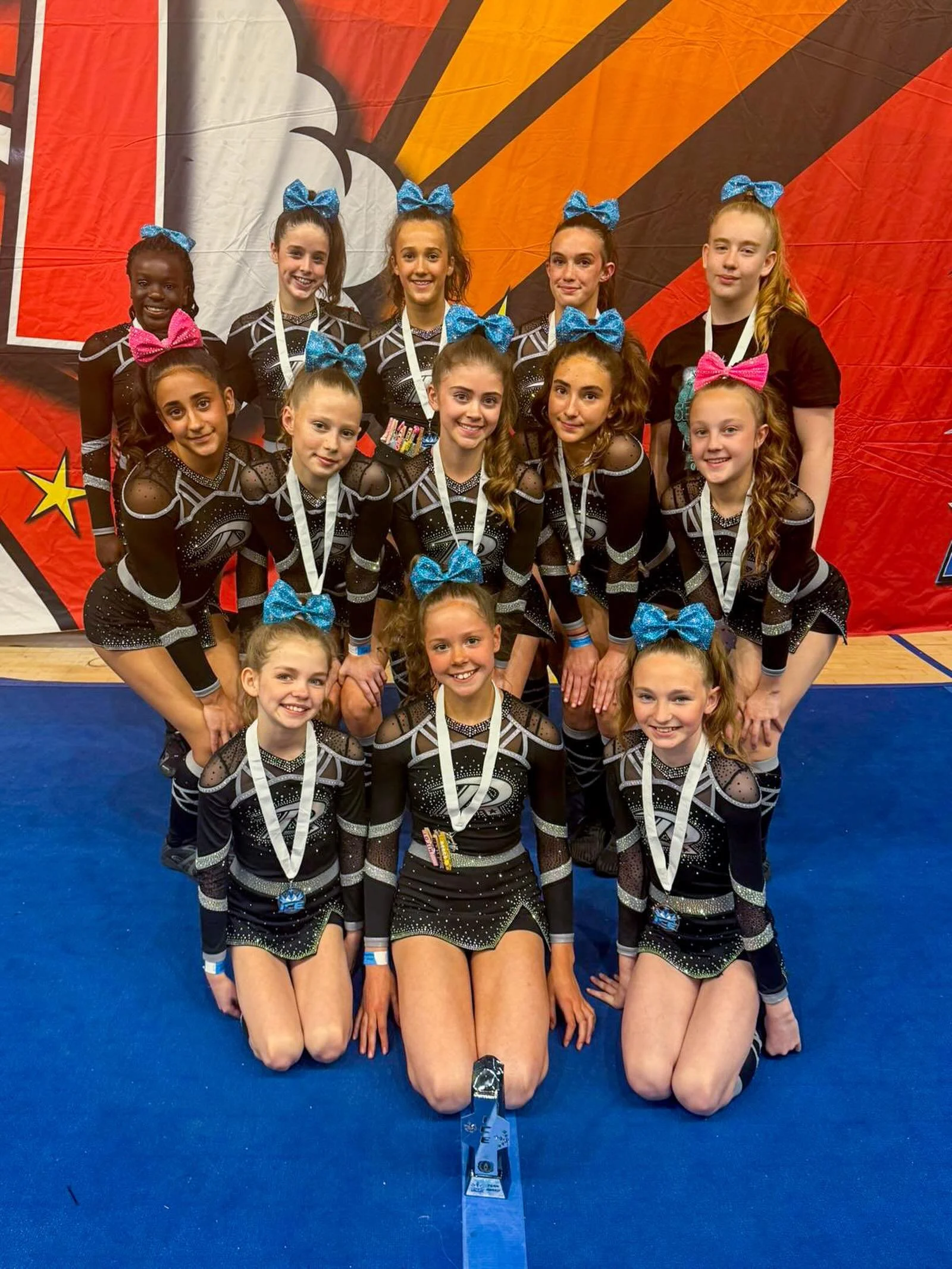 4th place for our queens of Topaz🩵

#cheerleading #cheerleaders #bracknellcheer #cheerleadersofinstagram #cheerleadingcompetition