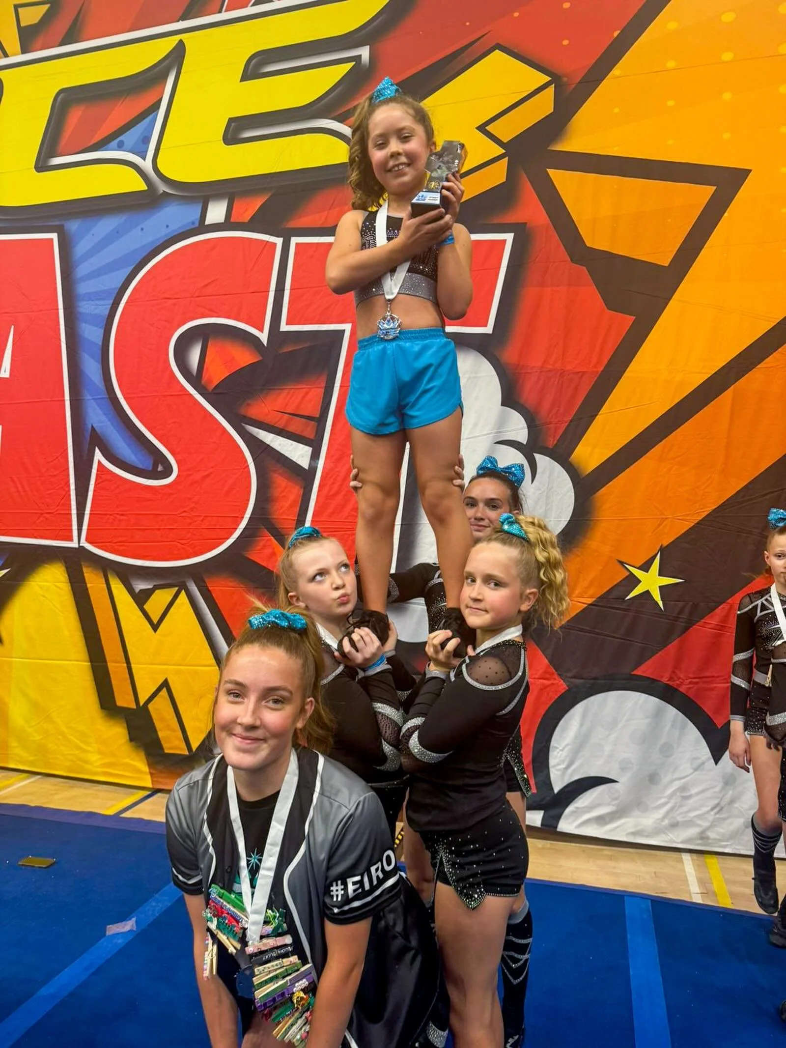 ADAMITE what a show! A gorgeous FIRST PLACE🩵

#cheerleading #cheerleaders #cheerleadingteam #bracknellcheer #cheerleadingcompetition
