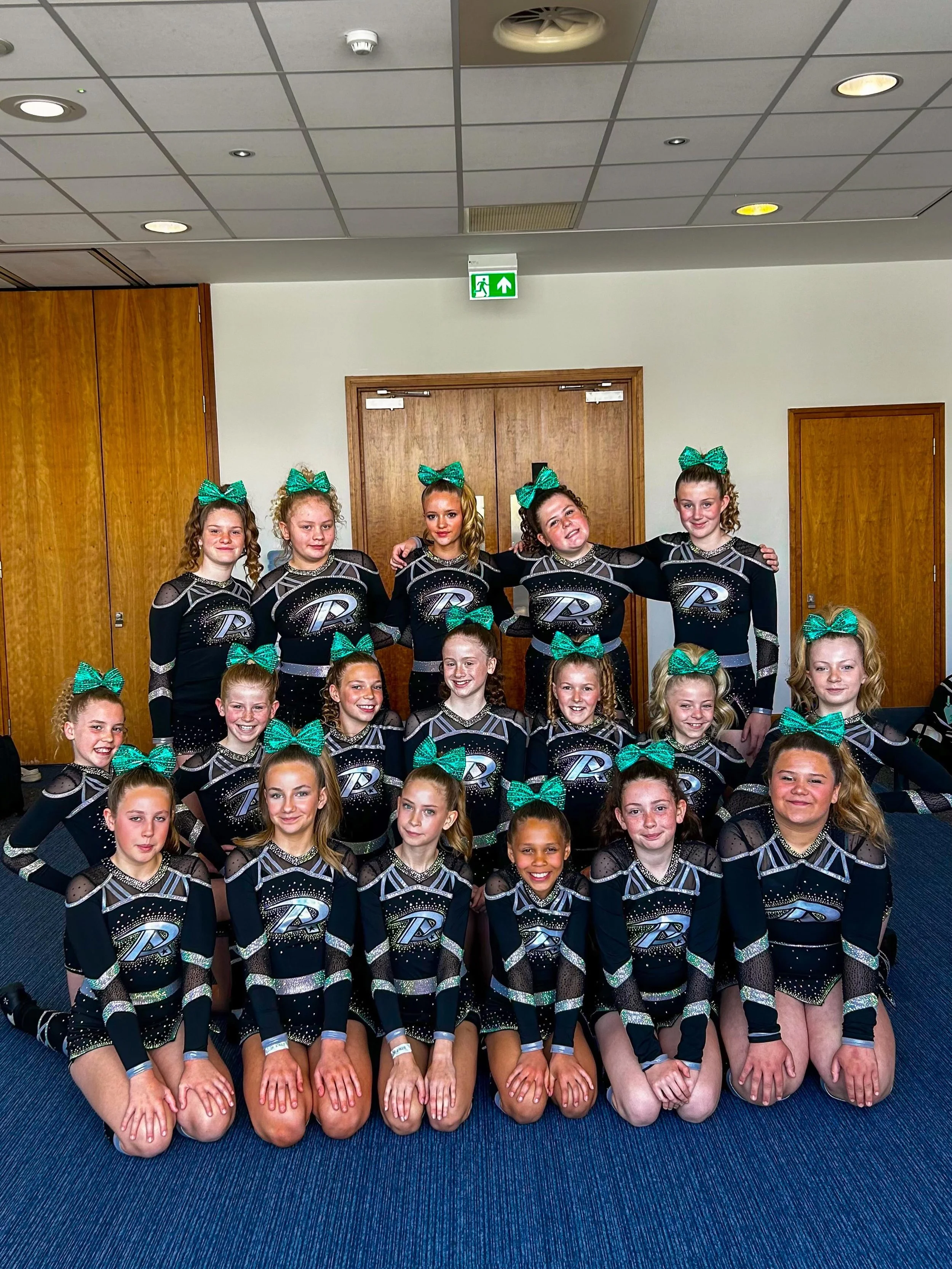 Next up we have our girls of Jade💚 

#bracknellcheer #cheerleading #cheerleadersofinstagram #cheerleadingteam #cheerleadingcompetition