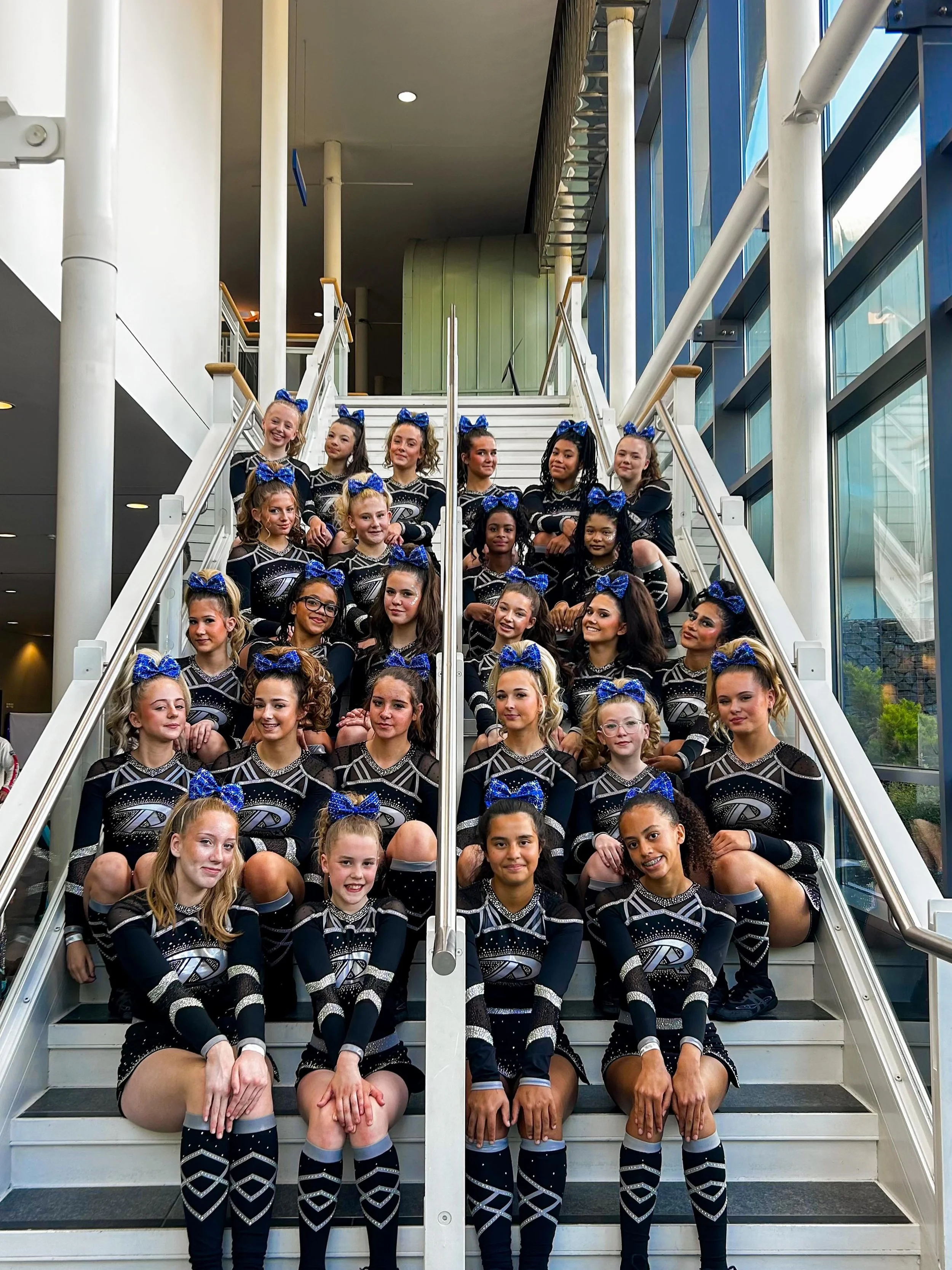 Sapphire are our next team of the day💙 
This is their final run in the 2.1 division🤫

#bracknellcheer #cheerleading #cheerleaders #cheerleadingcompetition #cheerleadersofinstagram