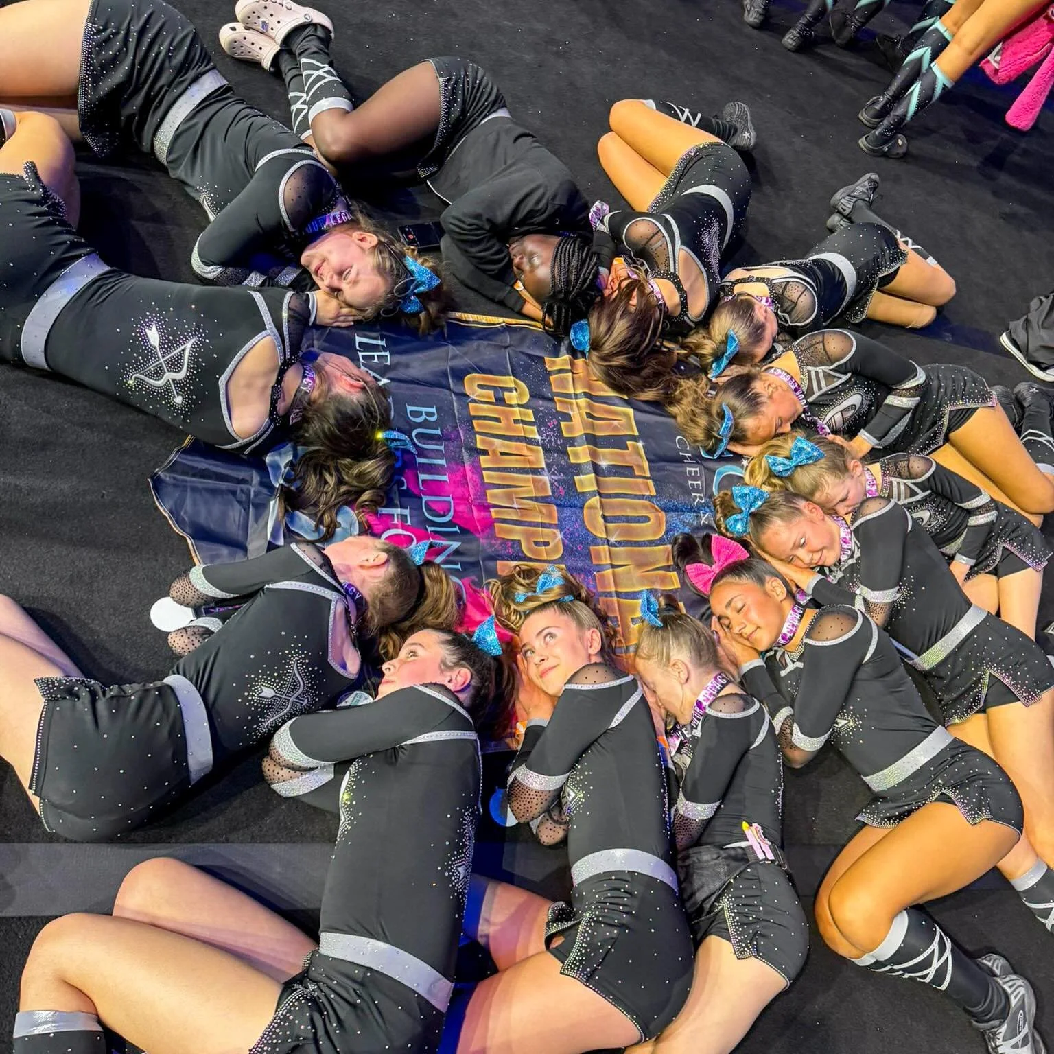Topaz are your u16 level 2 National Champions! We are so so proud of our girls! 

The amount of determination and resilience shown throughout this season is unmatchable🫶🏼🩵

#cheerleading #bracknellcheer #cheerleadingteam #cheerleadersofinstagram #