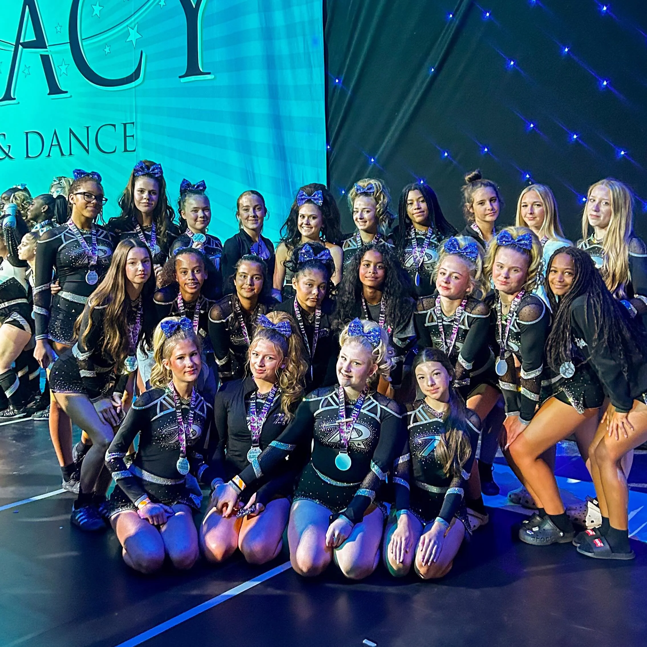 Next up of the day we have Sapphire! 

Well done for your debut in u16 level 1 today💙

#cheerleading #cheerleaders #bracknellcheer #berkshirecheer #cheerleadingcompetition