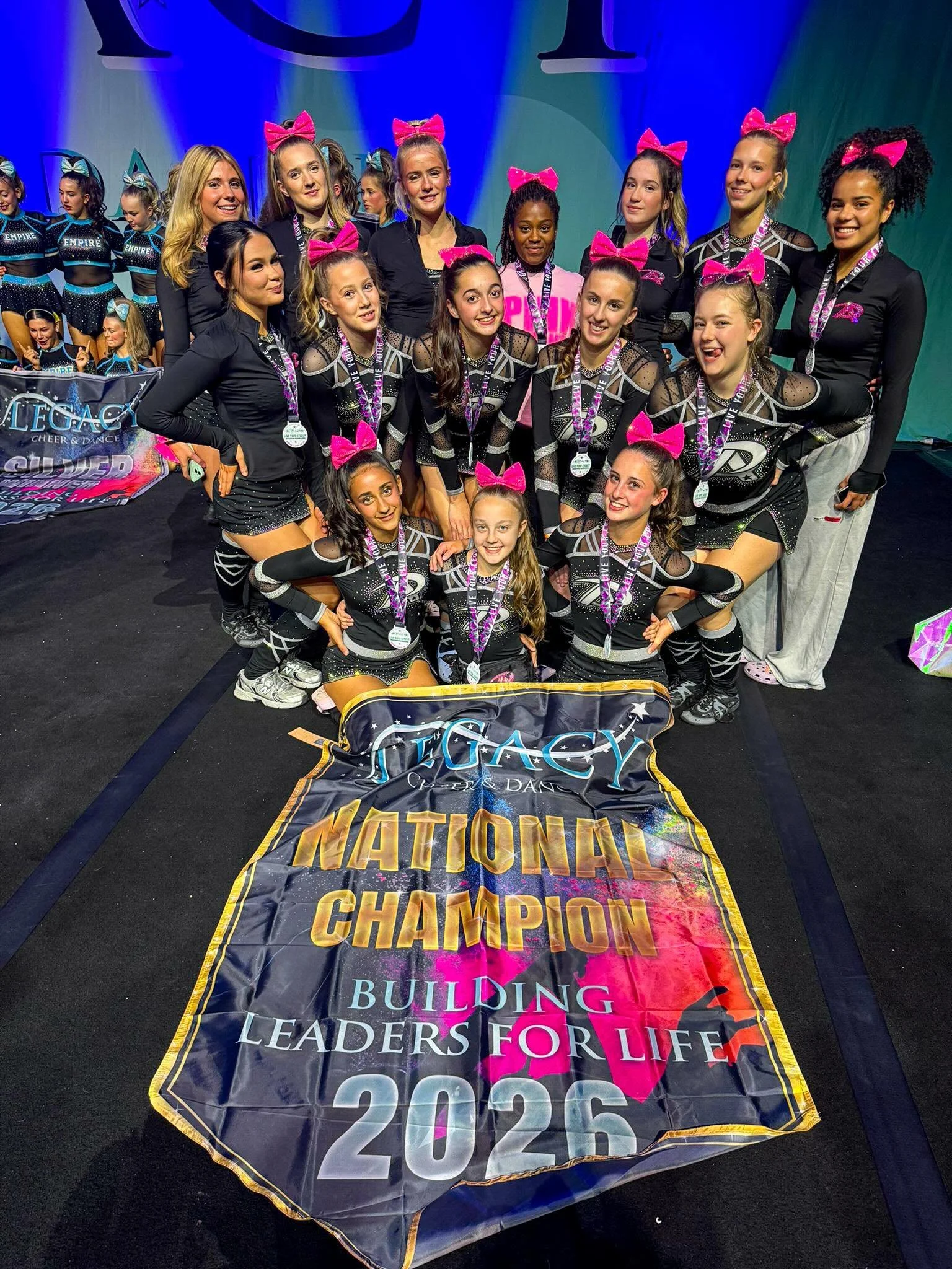 Pink Diamonds are your u18 level 3 national champions🩷

#bracknellcheer #cheerleading #cheerleadersofinstagram #berkshirecheer #winners