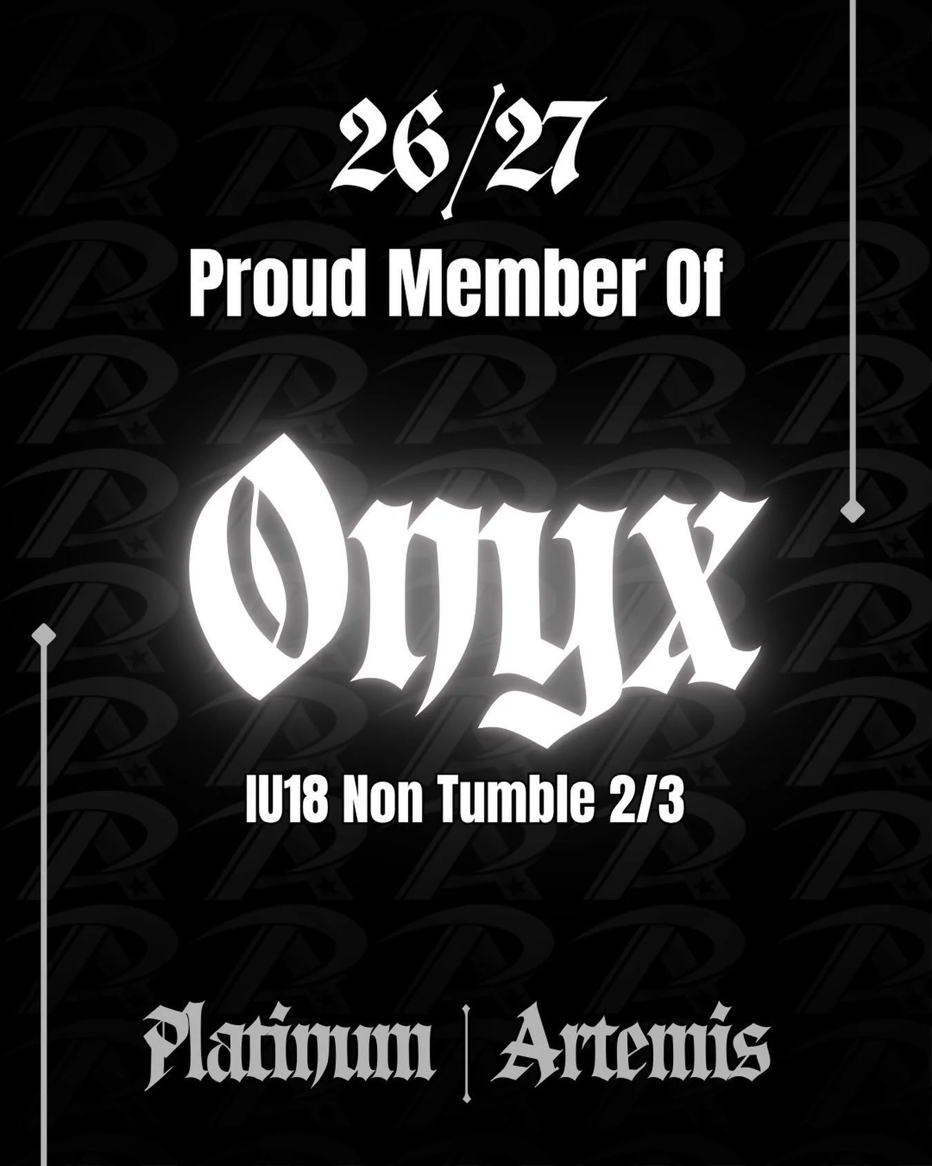 Onyx emails have been sent out! 🩶

#cheerleading #teamplacements #congratulations #bracknellcheer #cheerleadingteam