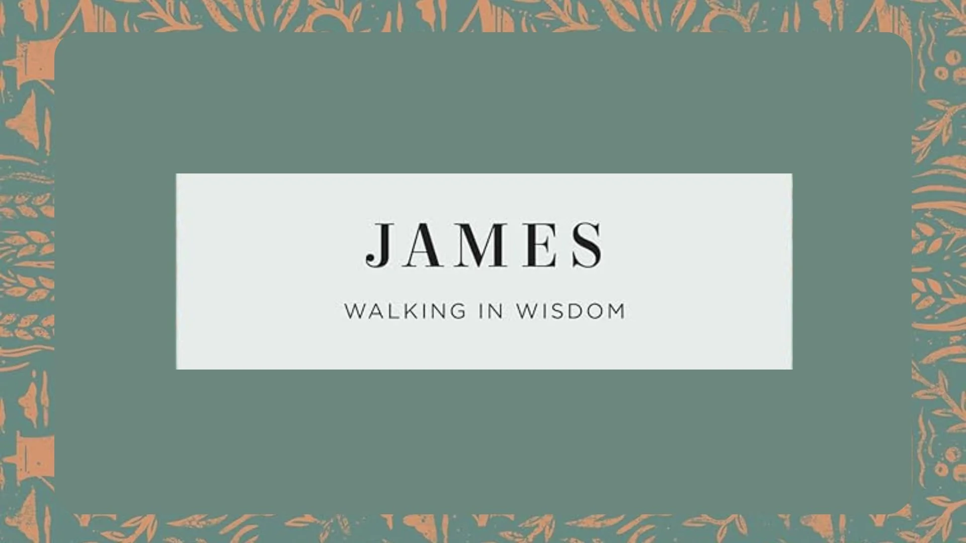 Women's Spring Bible Study - James