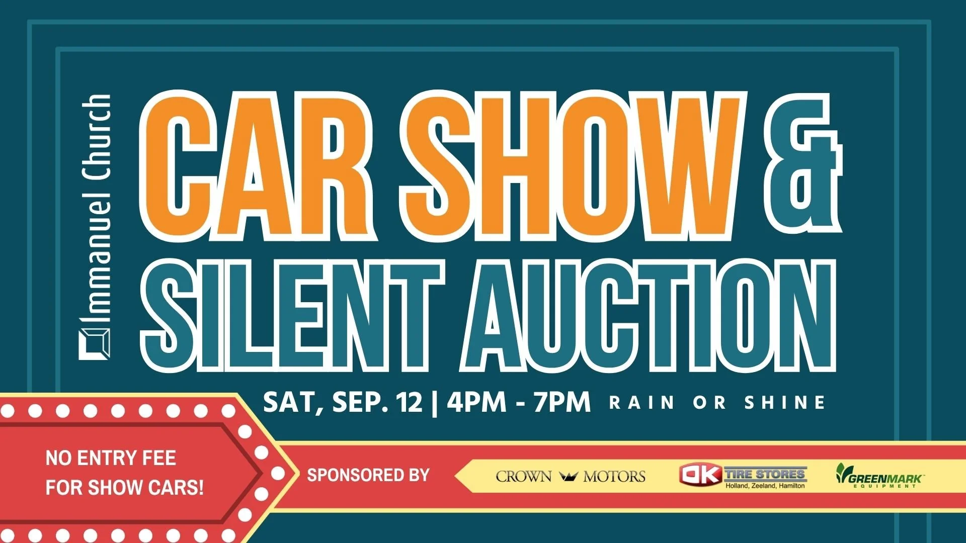 2026 Immanuel Car Show &amp; Silent Auction