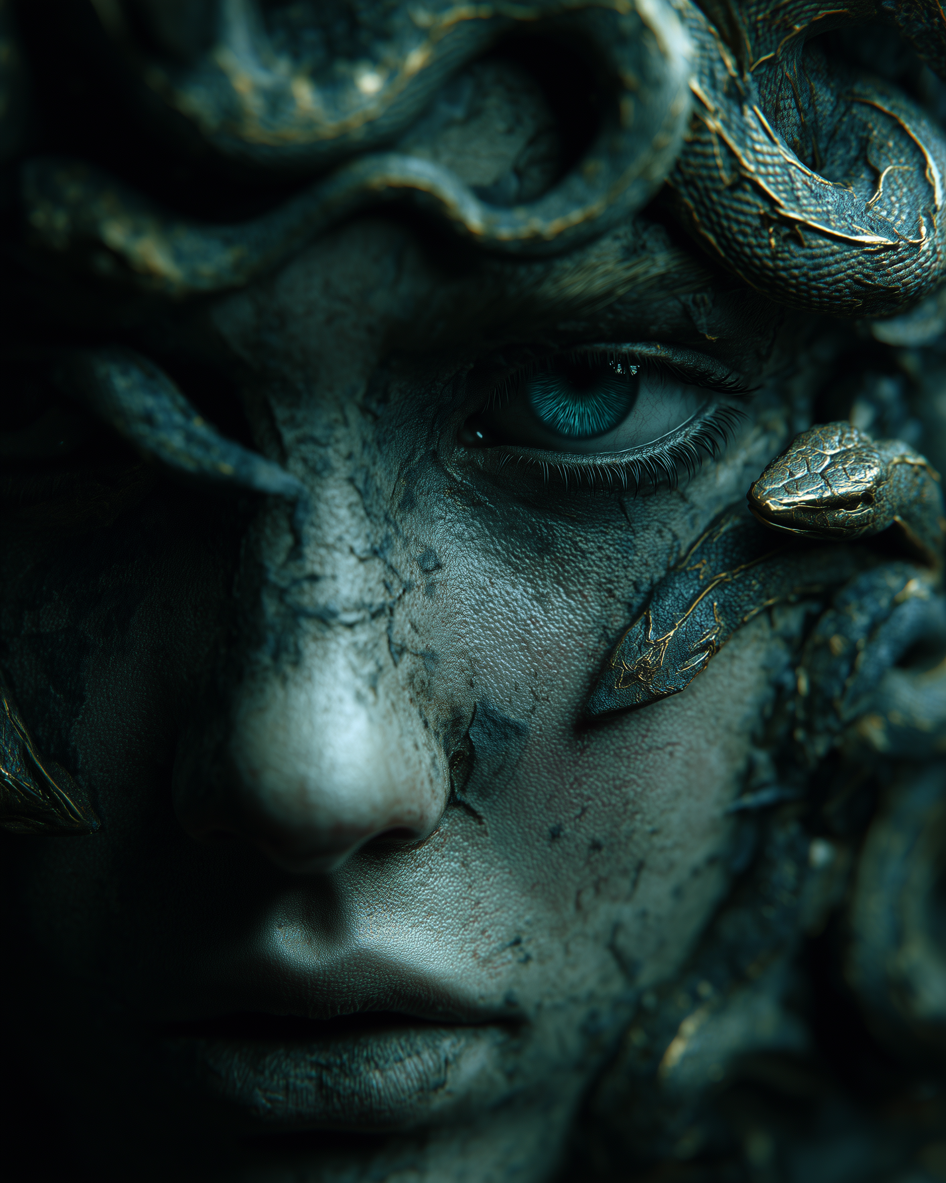 Medusa was one of the most famous figures in Ancient Greece, known as the Gorgon with venomous snakes for hair and a gaze that could turn anyone who looked directly at her into stone. In later versions of the myth, Medusa was originally a beautiful w
