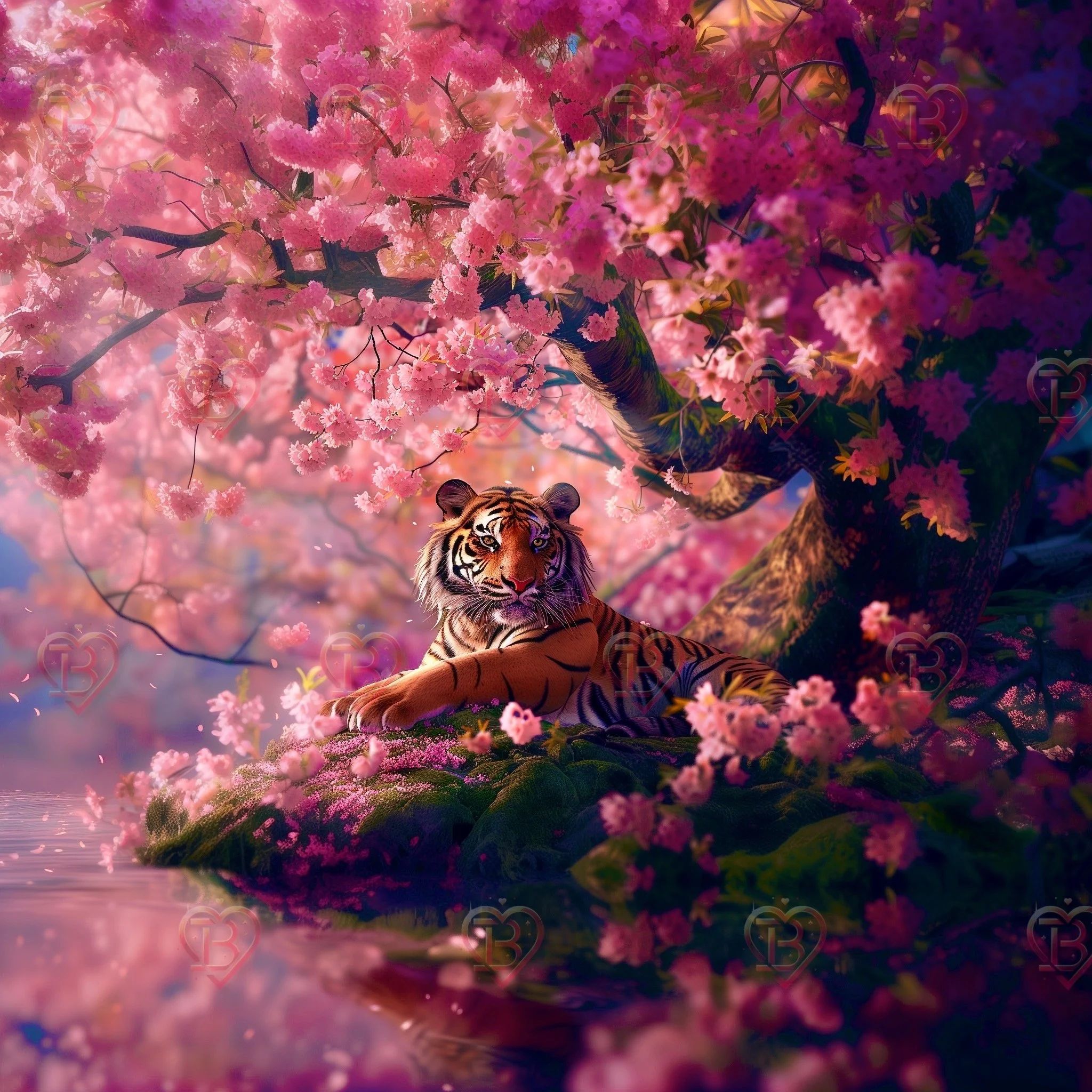 Cherry Blossom and Tiger 1.JPG