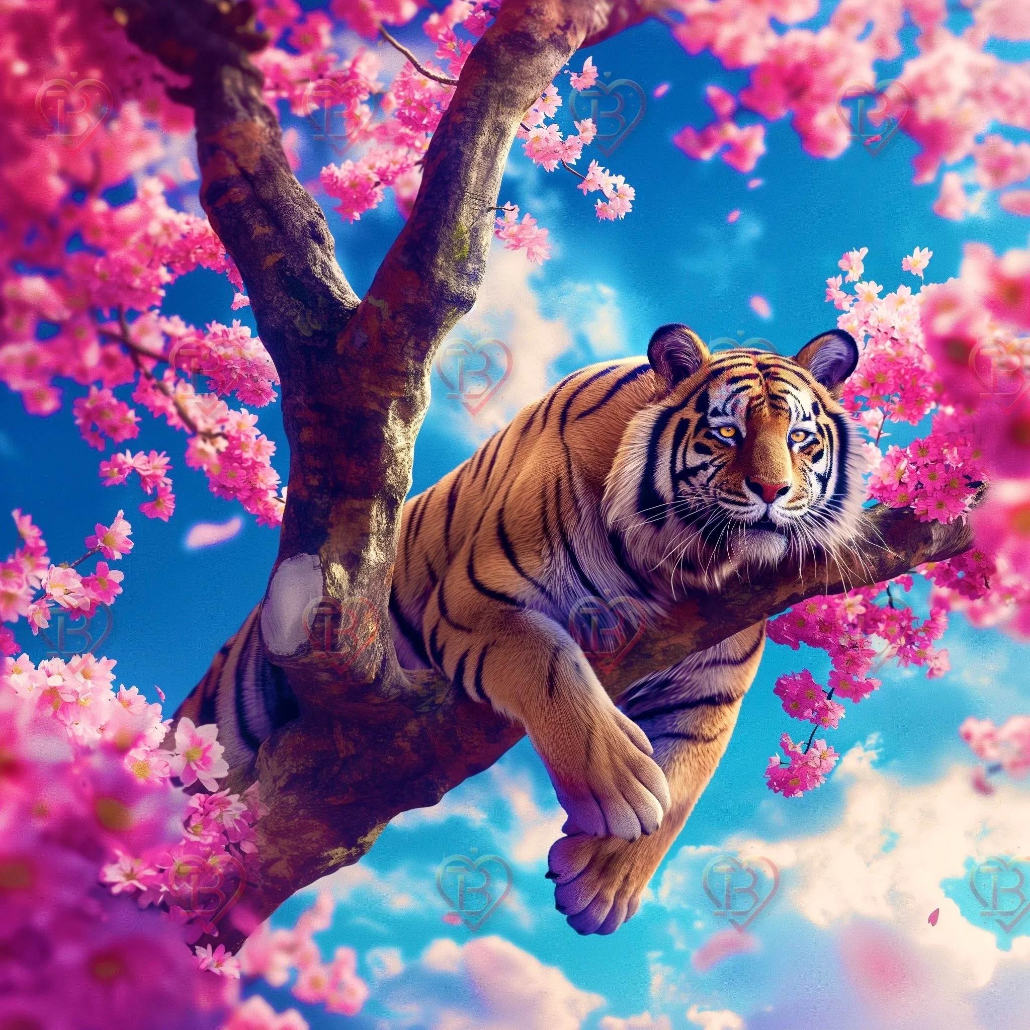Cherry Blossom and Tiger 5.JPG