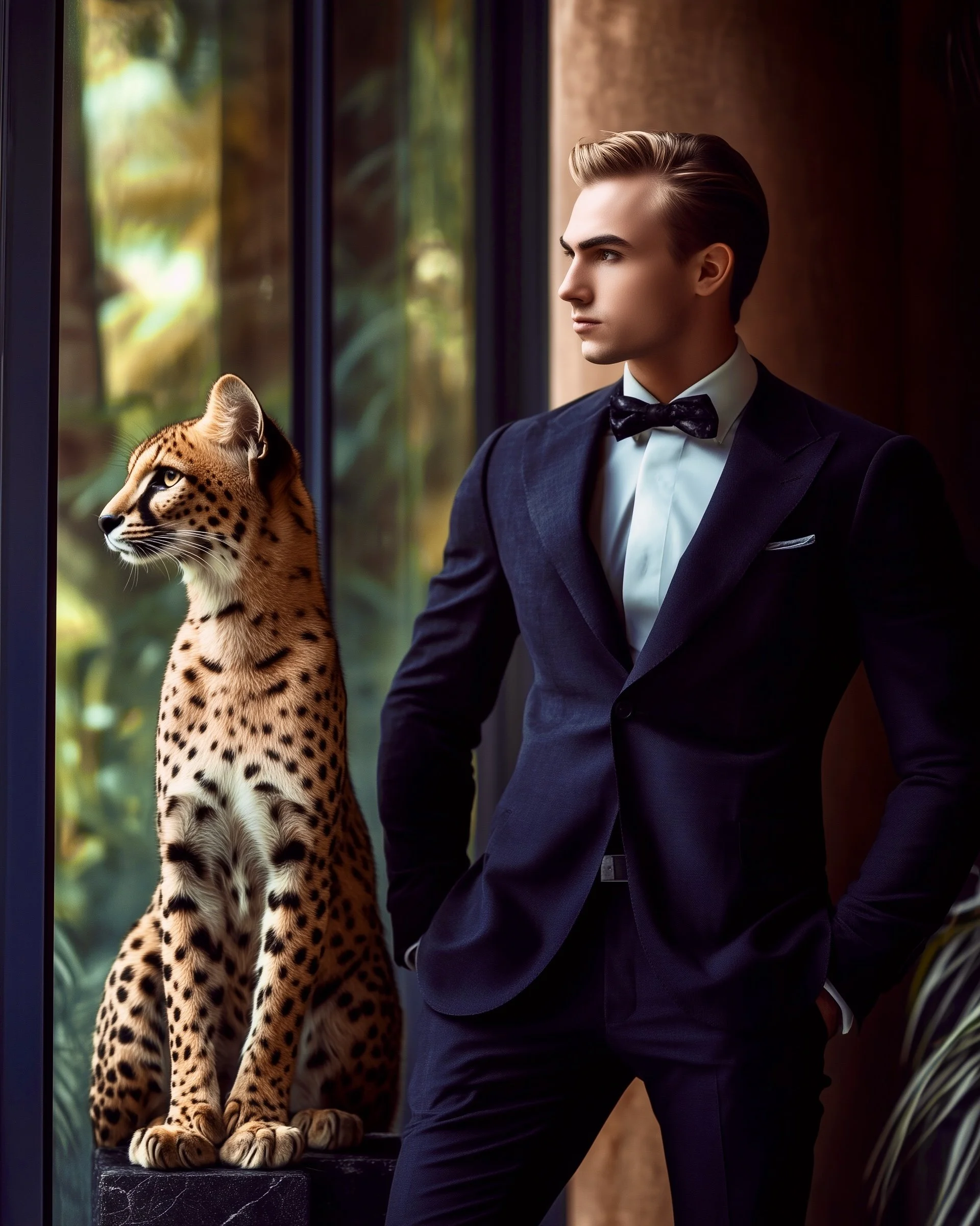 MAN AND SERVAL 5.JPG