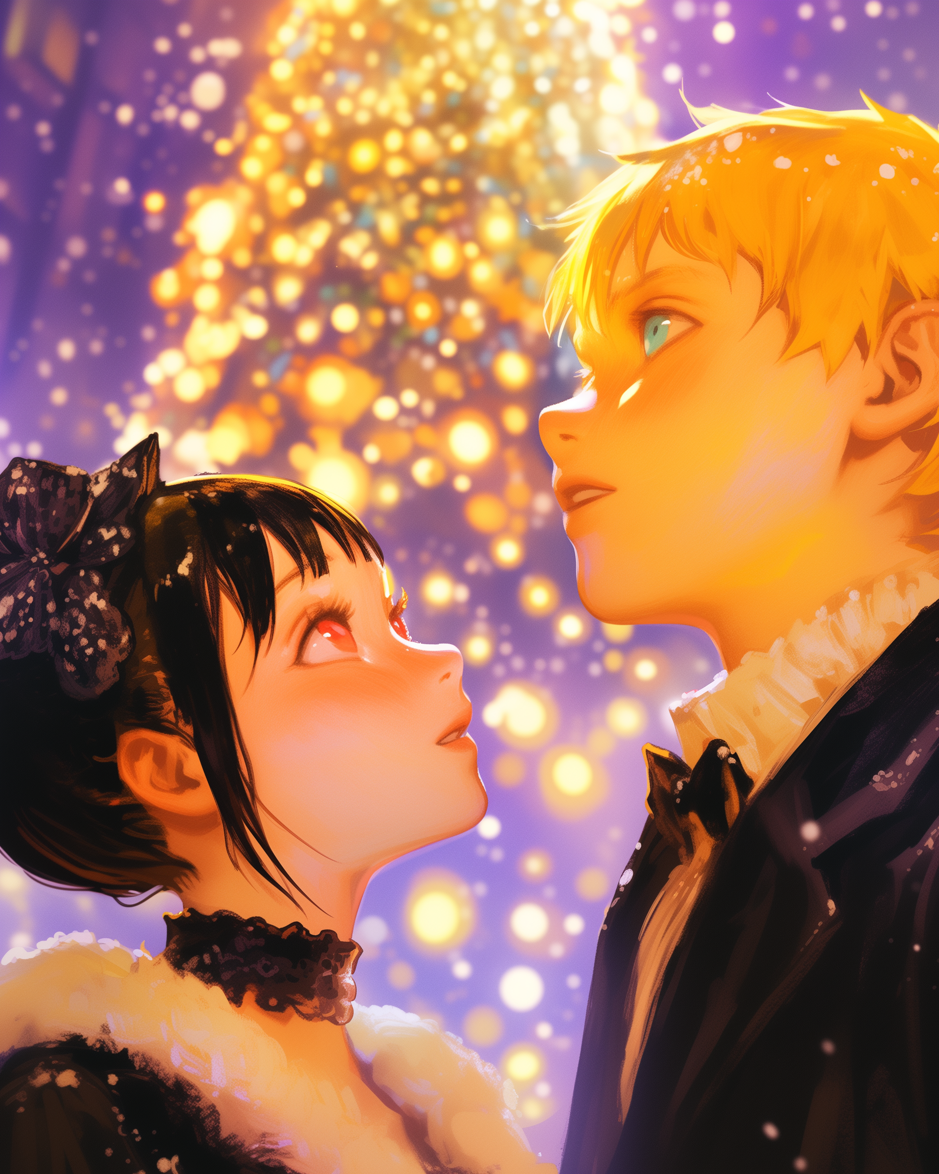 KAGUYA SHINOMIYA AND MIYUKI SHIROGANE AT ROCKEFELLER CHRISTMAS TREE LIGHTING 1.png