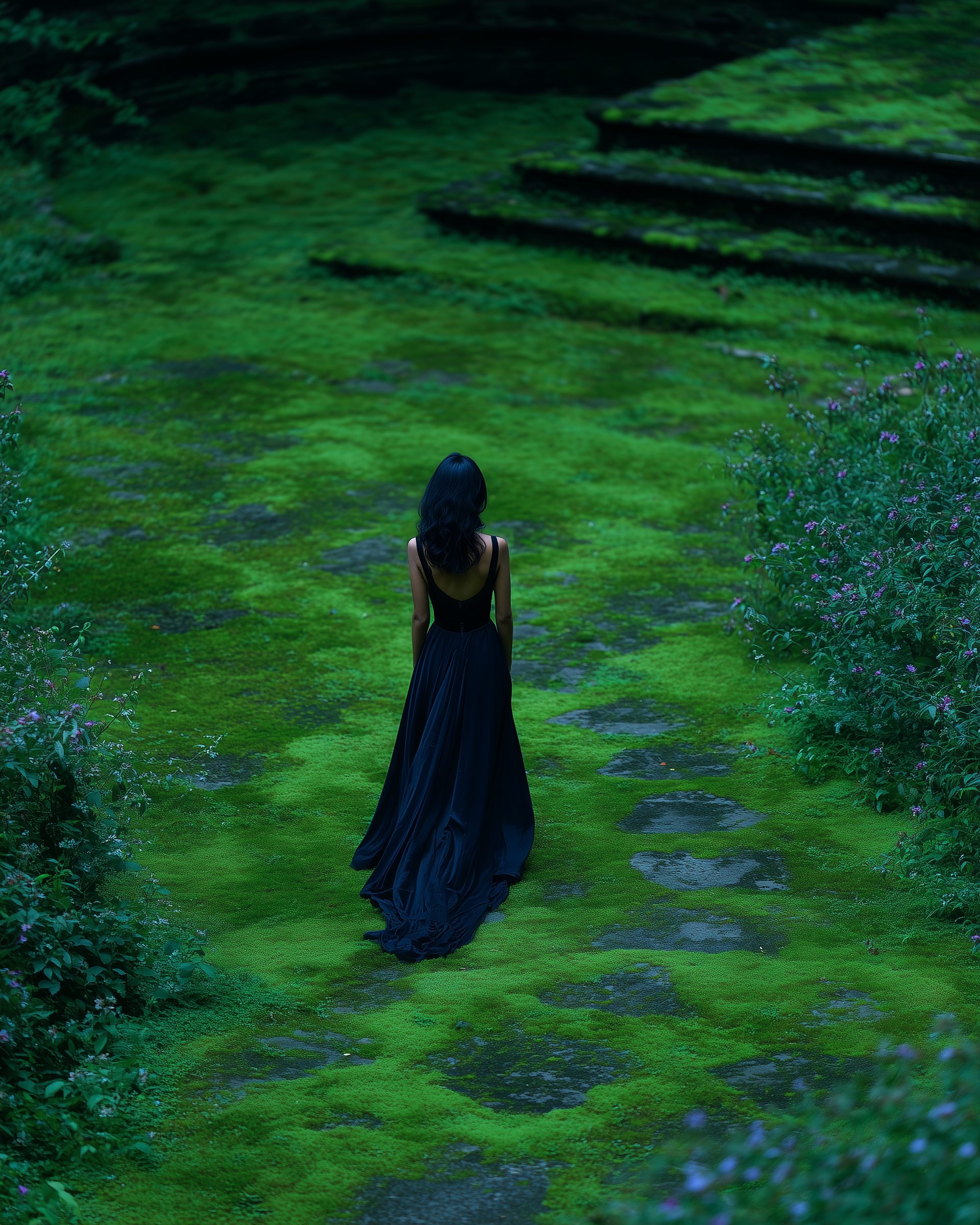 Gothic Portrait in a Gothic Garden 8.png