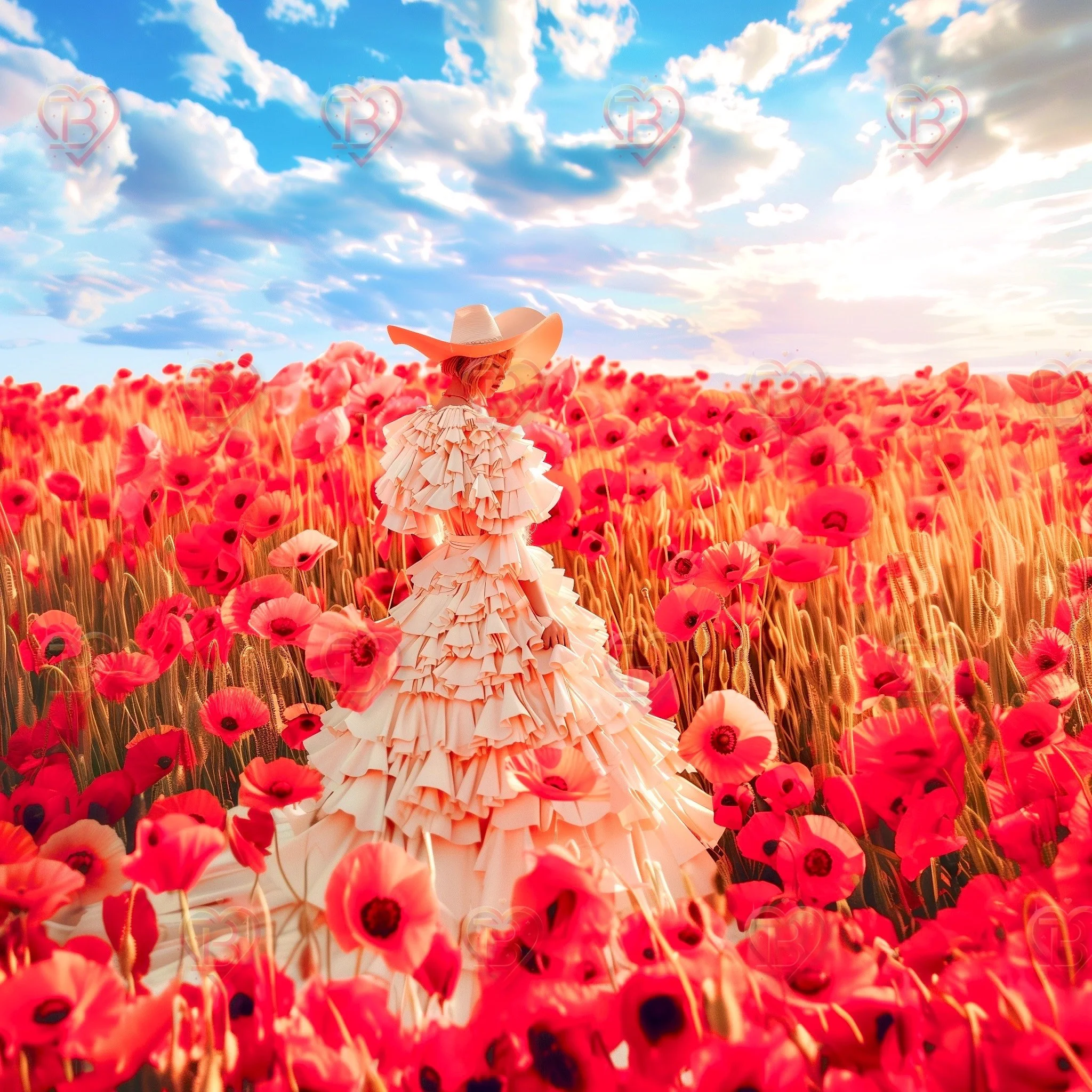 Fashionista and Poppy Field 1.JPG