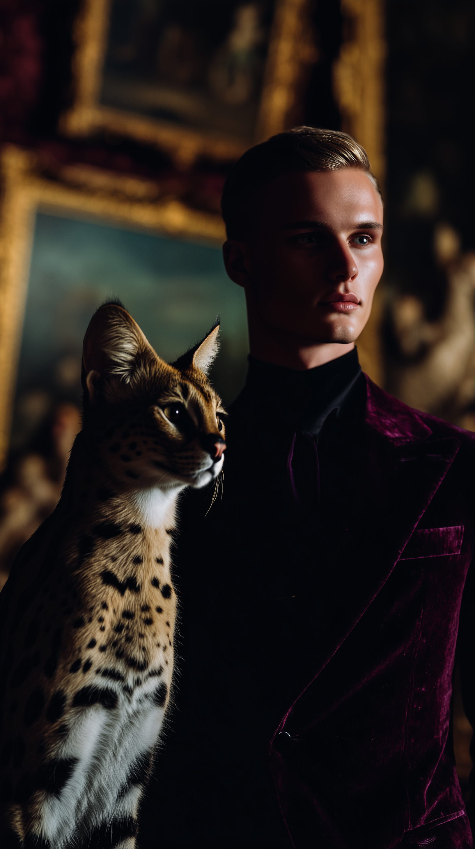 A Bond Between Gentleman and Serval