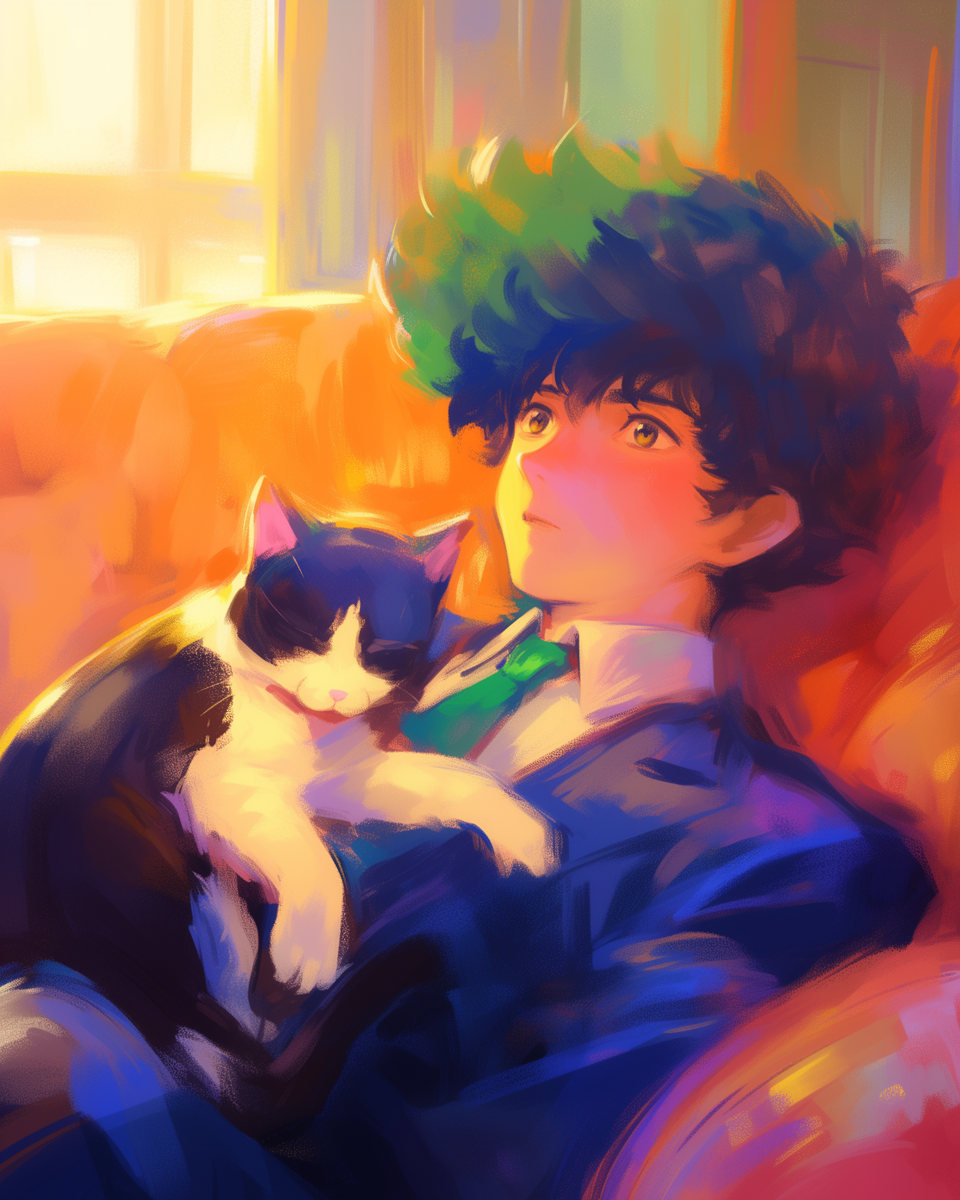 SPIKE SPIEGEL AND CAT 1.png