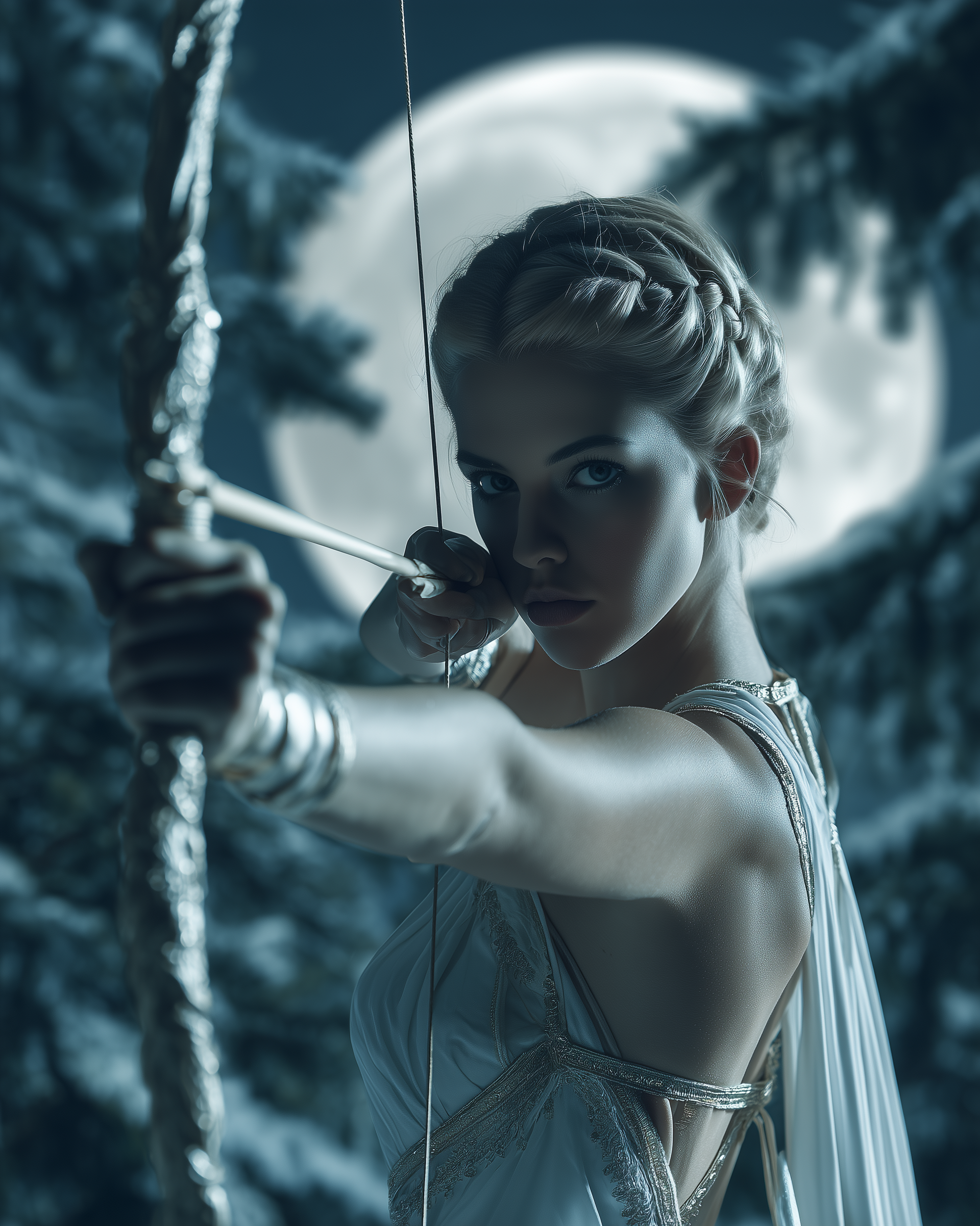 Artemis was the ancient Greek goddess of the hunt, the wilderness, wildlife, the Moon, and the protector of young women and children. One of the twelve Olympian deities and the twin sister of Apollo, Artemis was celebrated for her independence, excep