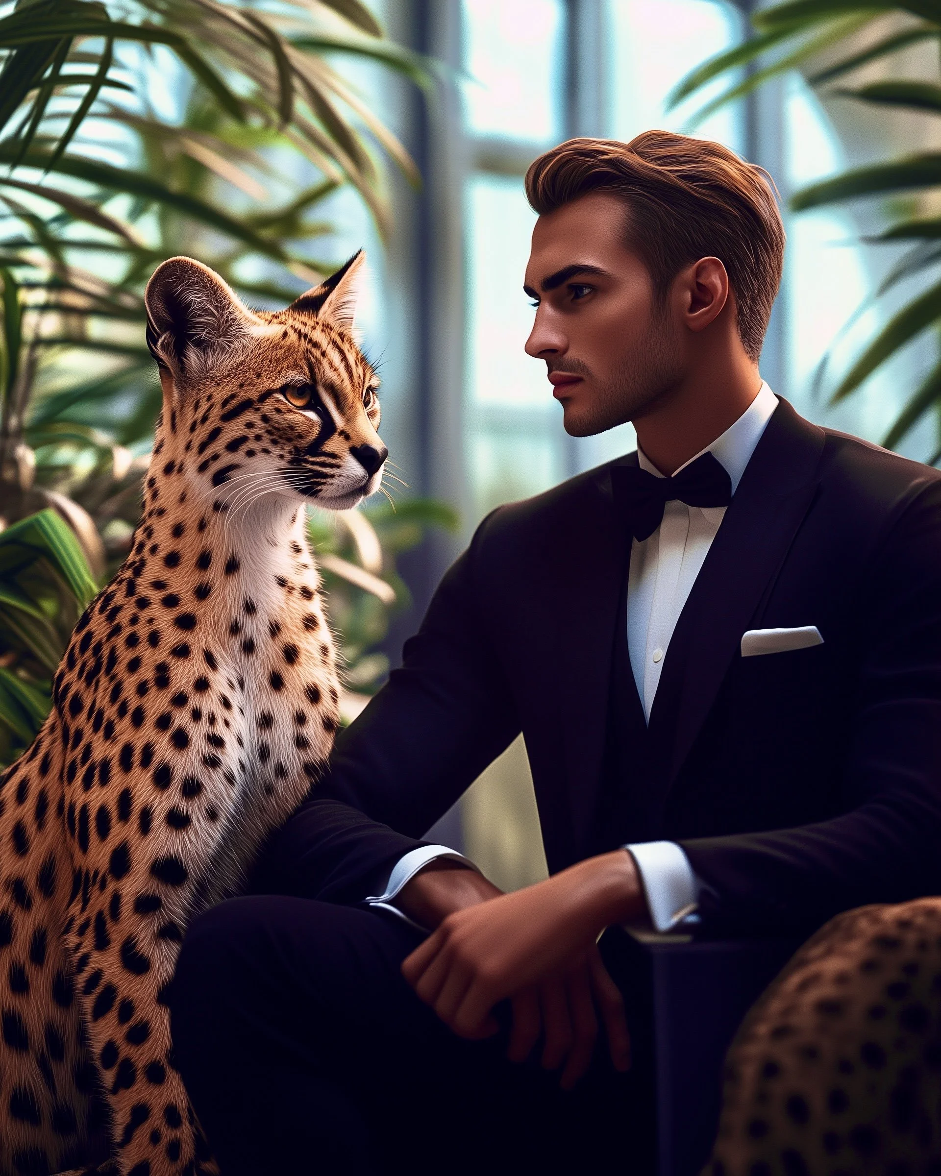 MAN AND SERVAL 6.JPG