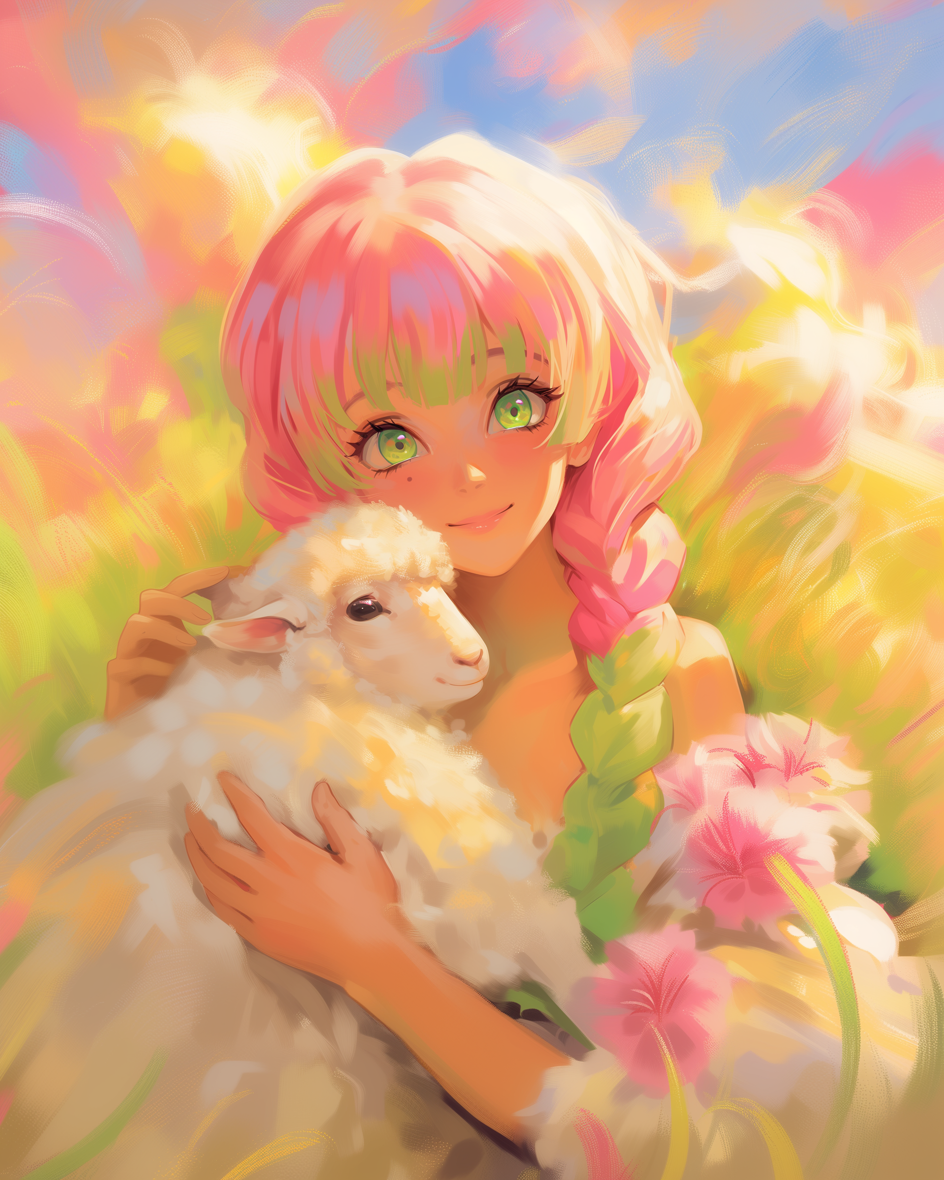 MITSURI KANROJI AND LAMB 1.png