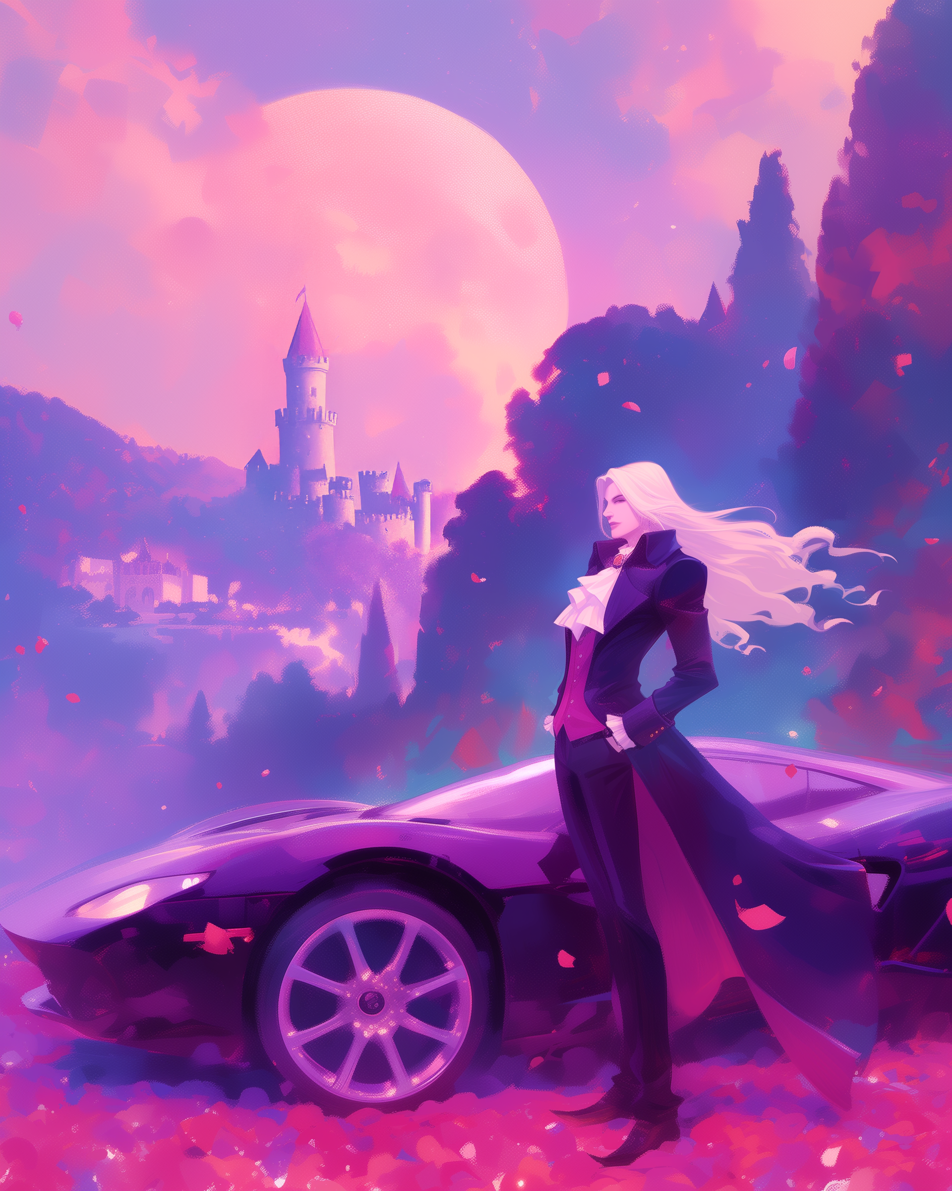 Notable Anime Character and Car