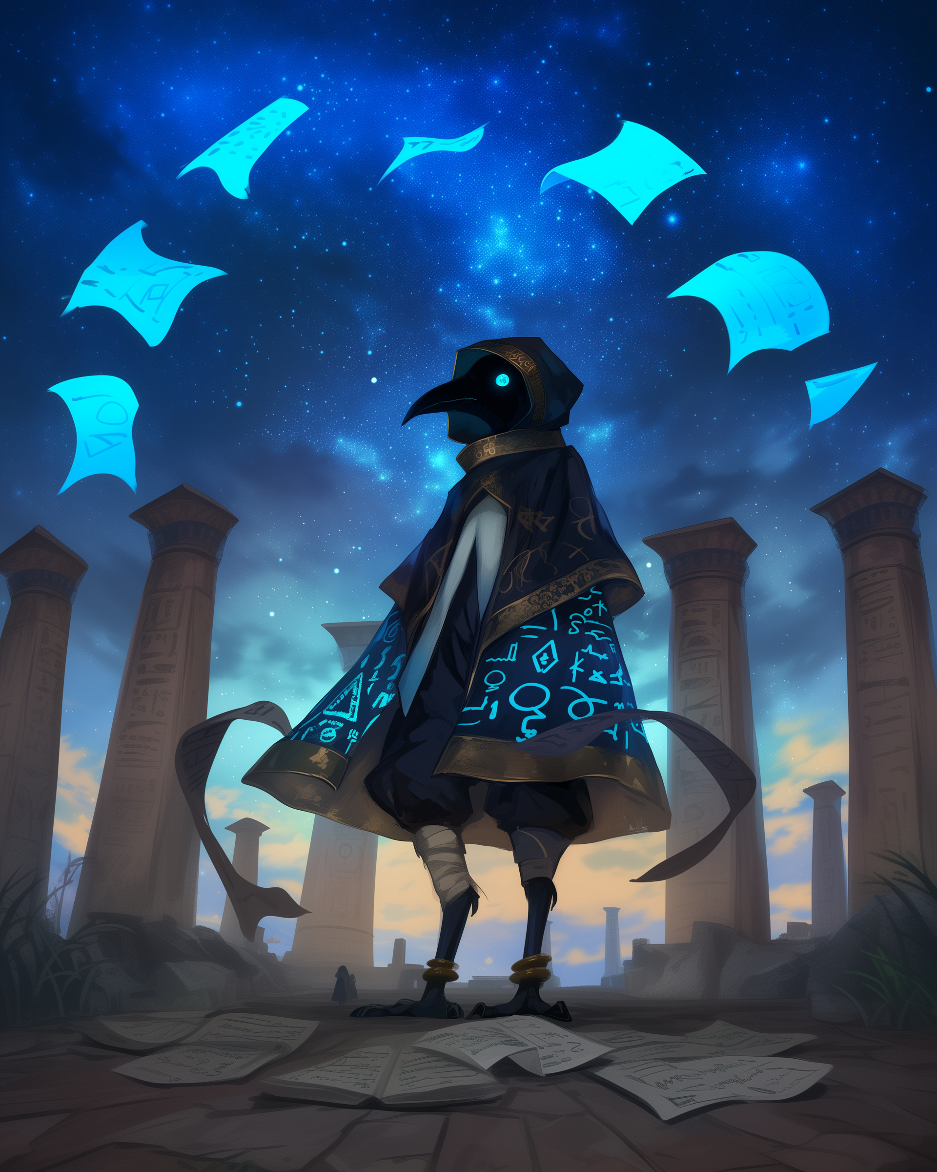 Thoth is the ancient Egyptian god of wisdom, writing, magic, and the moon. He’s one of the most fascinating and respected deities in Egyptian mythology—basically the ancient world's ultimate scribe and brainiac.