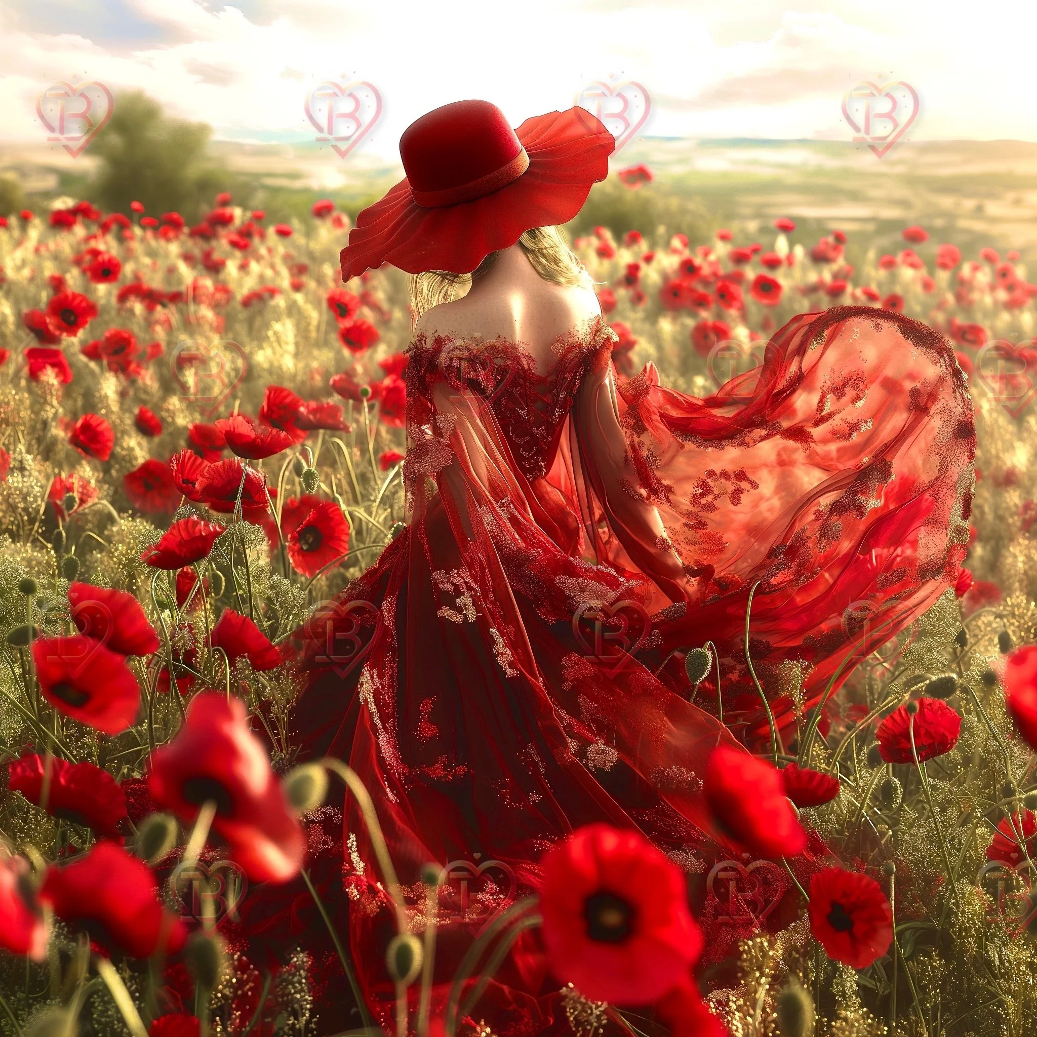 Fashionista and Poppy Field 4.JPG
