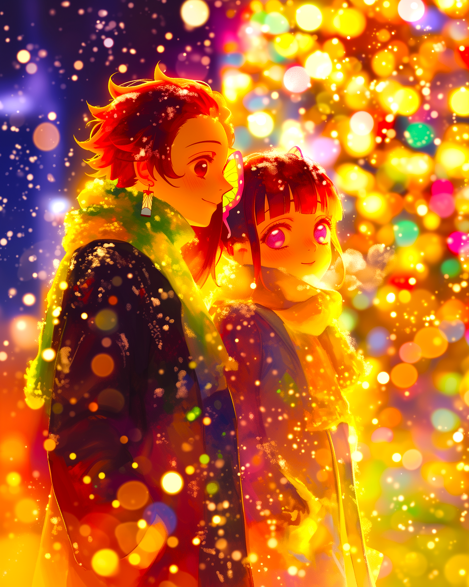 TANJIRO KAMADO AND KANAO TSUYURI AT ROCKEFELLER CHRISTMAS TREE LIGHTING 1.png