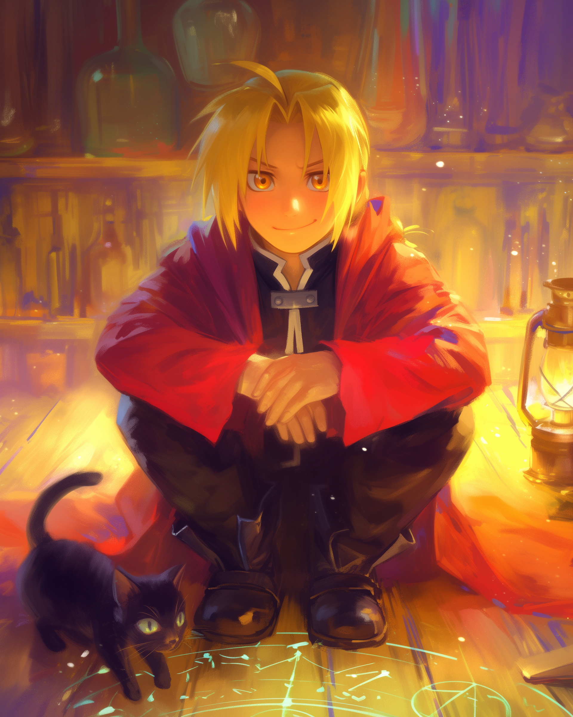 EDWARD ELRIC AND CAT 1.png
