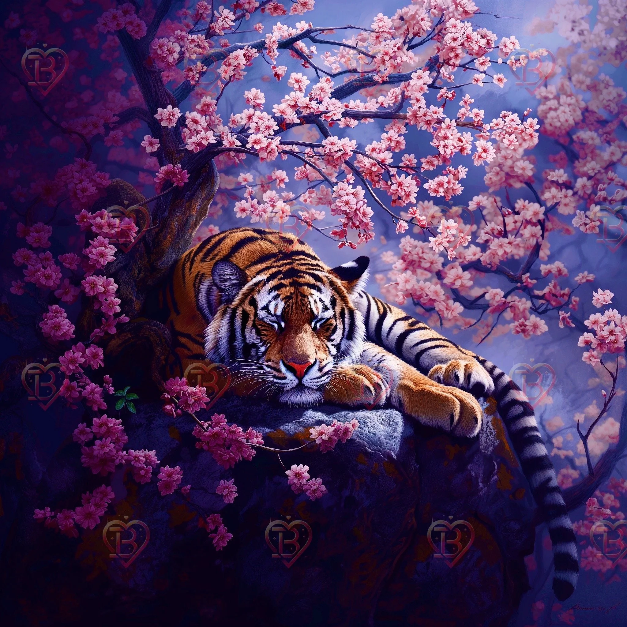 Cherry Blossom and Tiger 4.JPG
