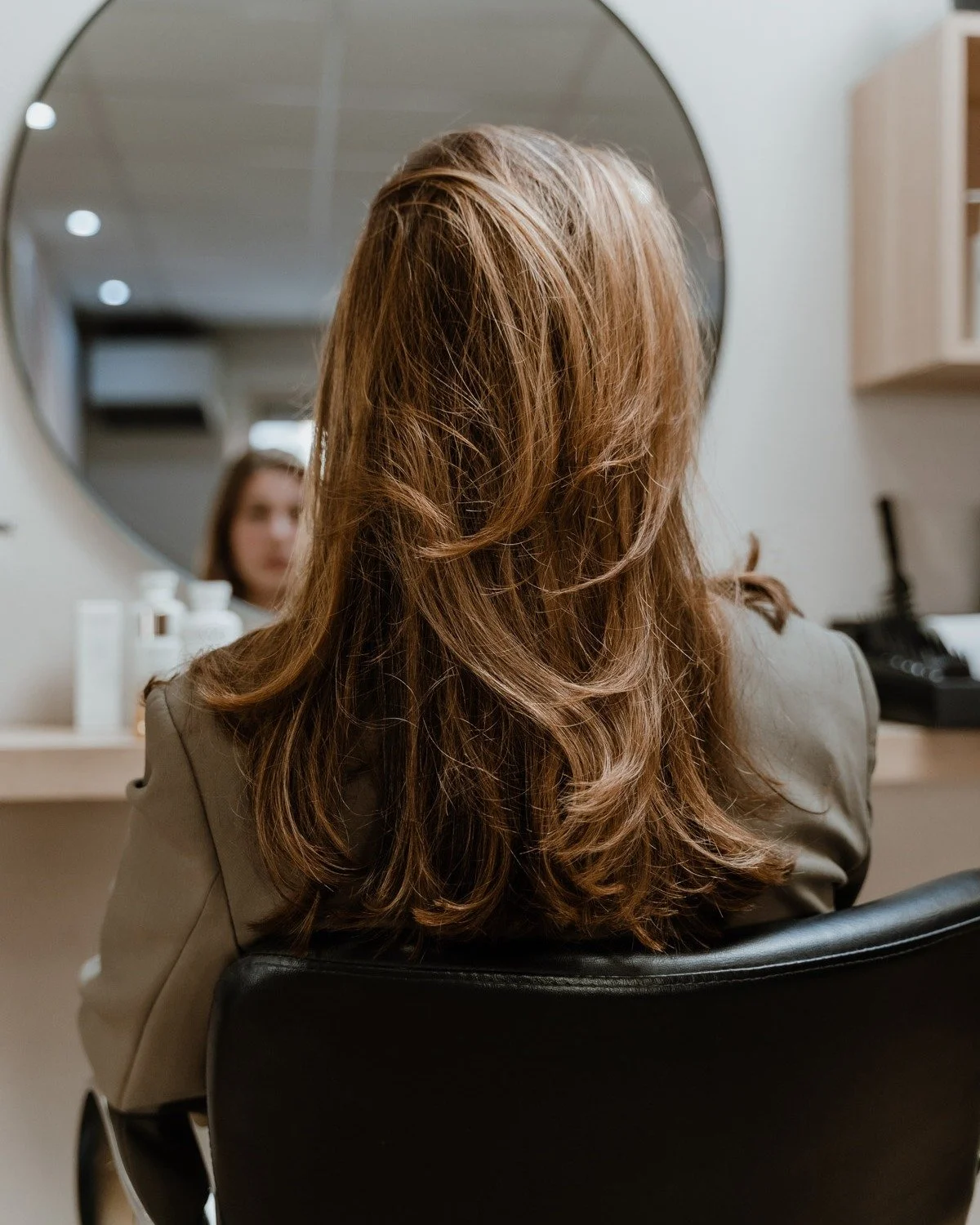 Prachtige bruine lokken. 🍂✨💫🧡