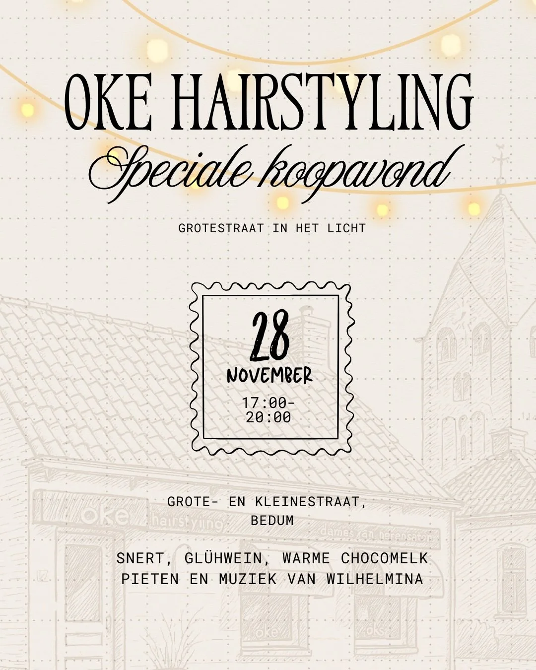 Komende vrijdagavond doen wij mee met GROTESTRAAT IN HET LICHT! Een gezellige, winterse winkelavond in Bedum. Iedere winkel doet mee met een cadeautafel en de Pieten helpen je met het vinden van een leuk cadeau voor de feestdagen. Wij hebben een mooi