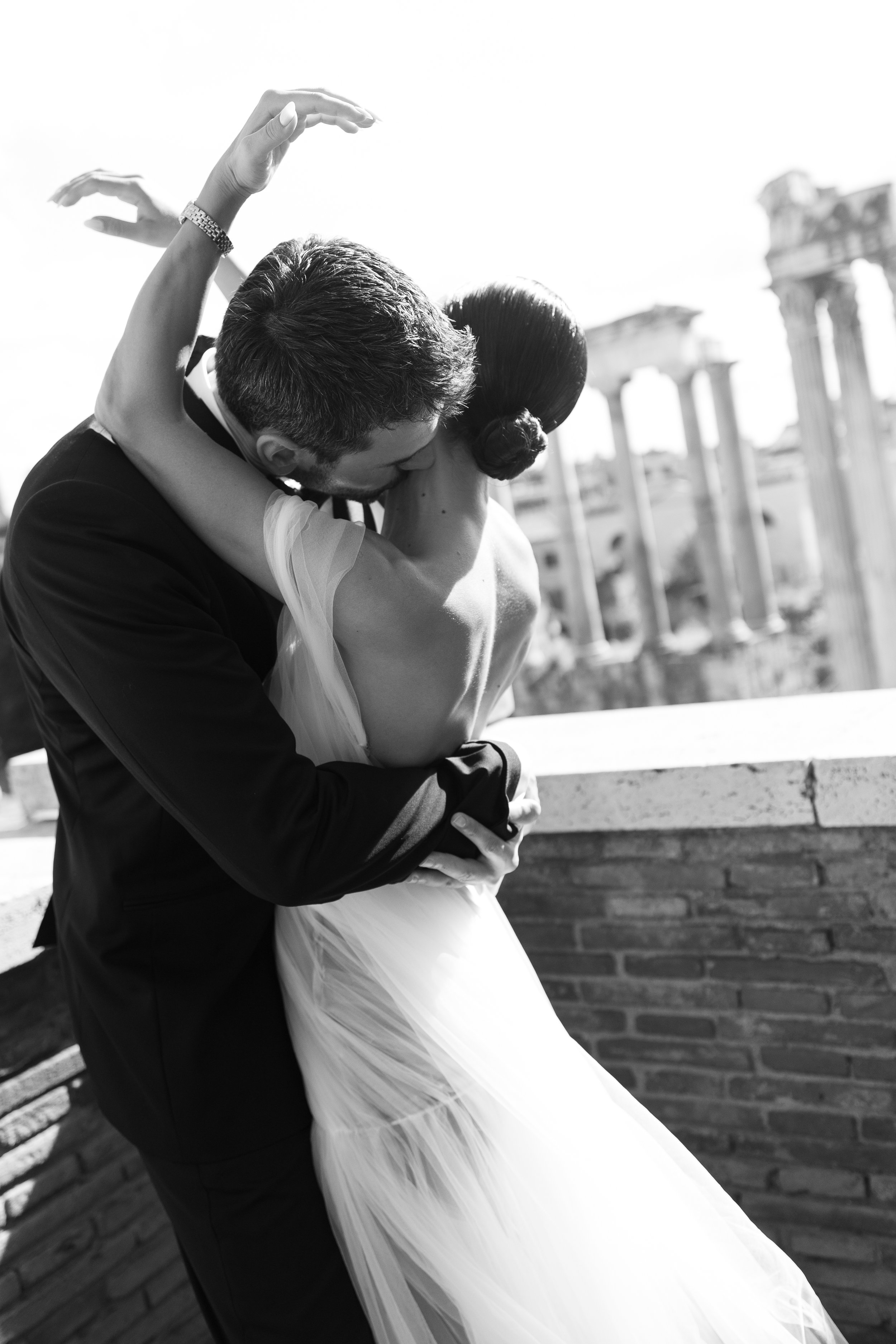 A Romantic Destination Wedding in Rome | Gizem & Samet's Intimate Elopement