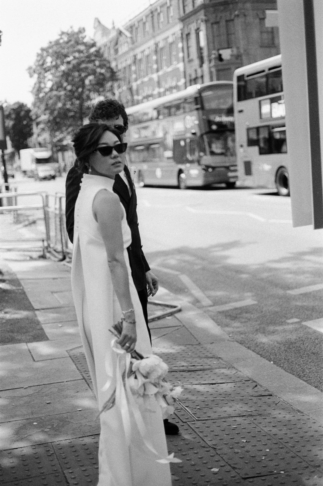 Stylish couple in Islington London