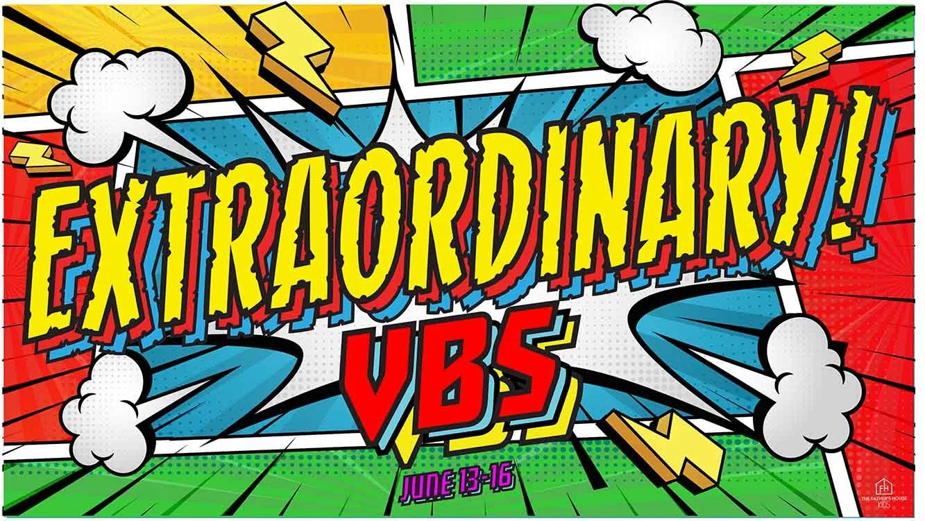 TFH KIDS EXTRAORDINARY VBS! 2022 LOGO + BRAND