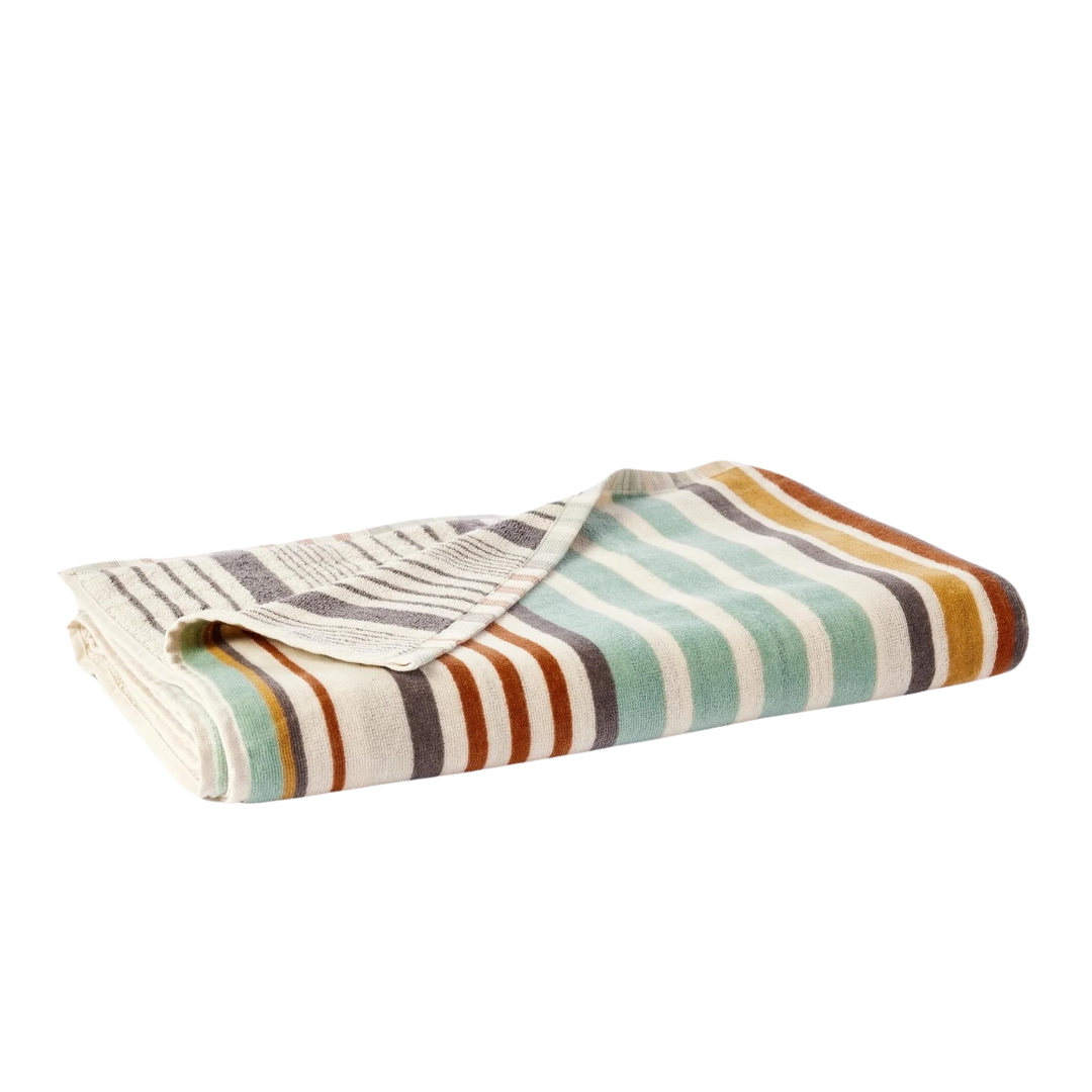 Dawn Stripe Organic Beach Towel