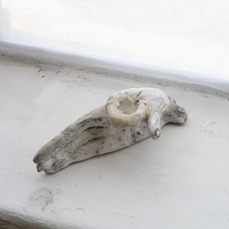 Raku Hand by Flora Wallace