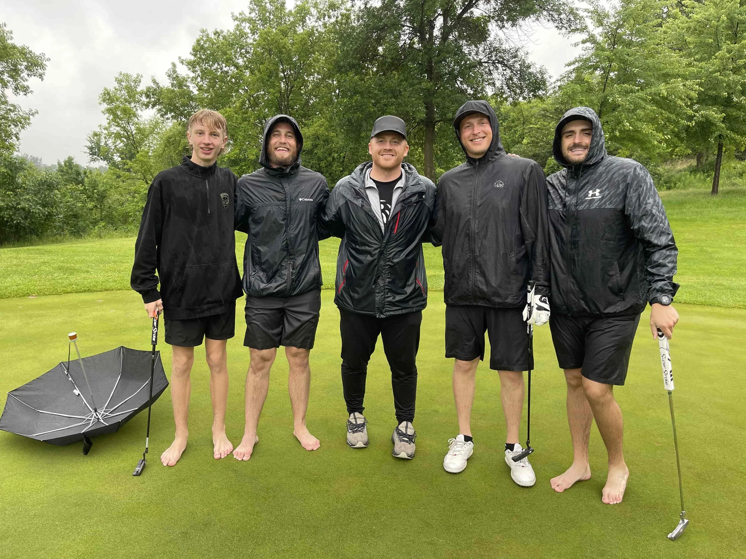 golfers for King Chiropractor in Delano Golf Tournament