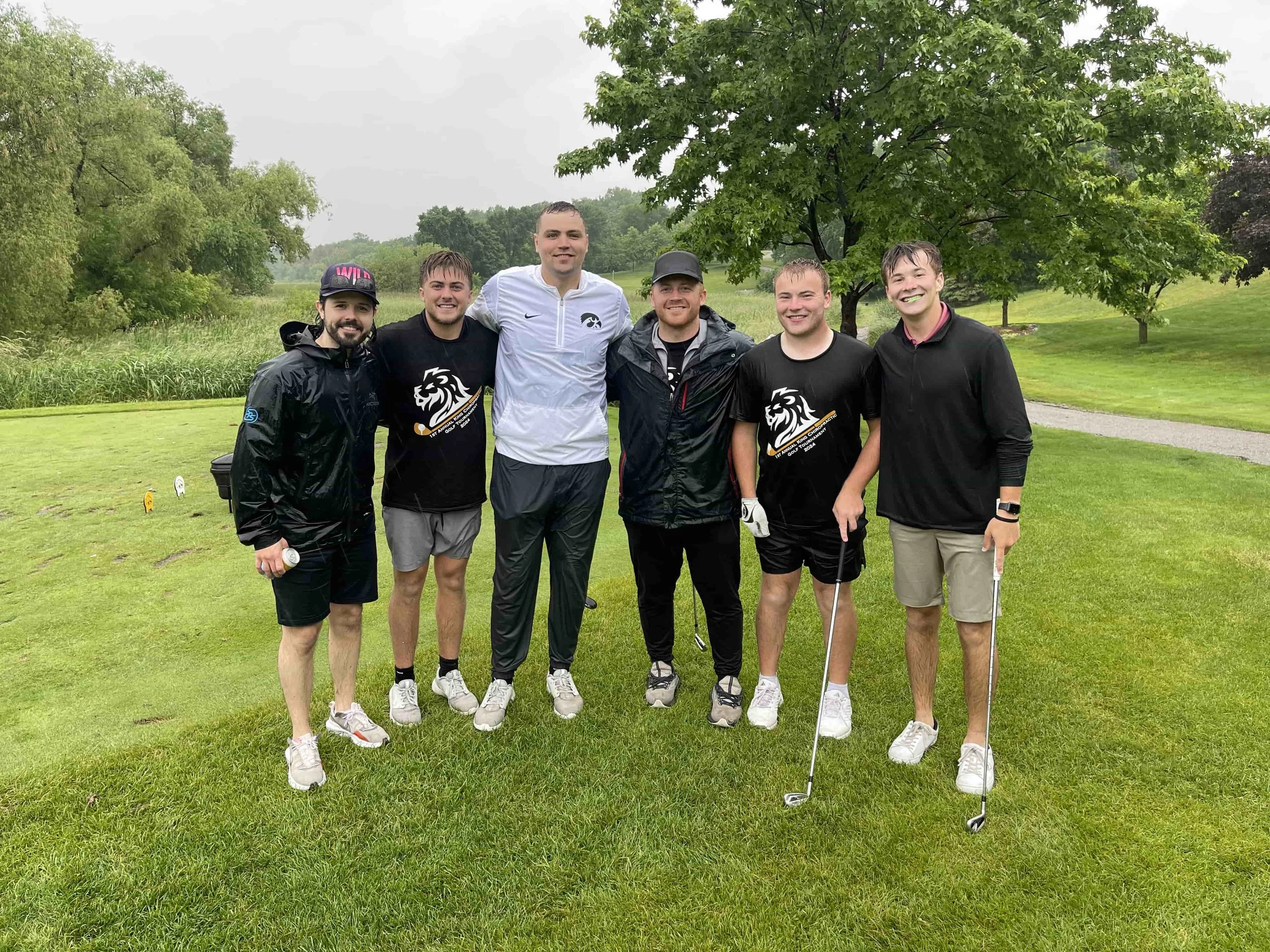 Golf team for King Chiropractor golf tournament in Delano MN