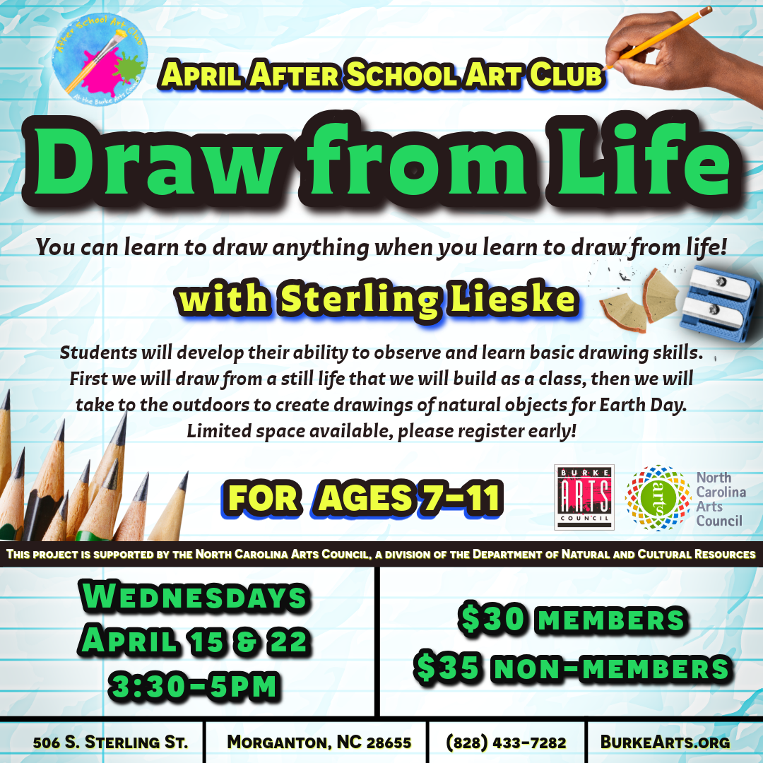 Draw from Life (April Art Club)