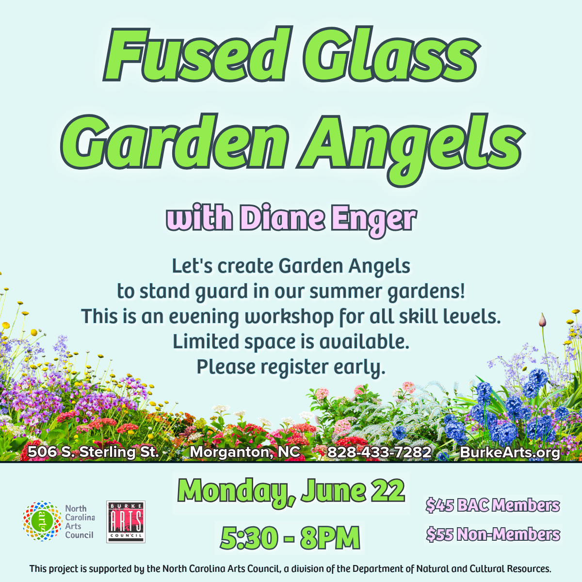 Glass Garden Angel Workshop